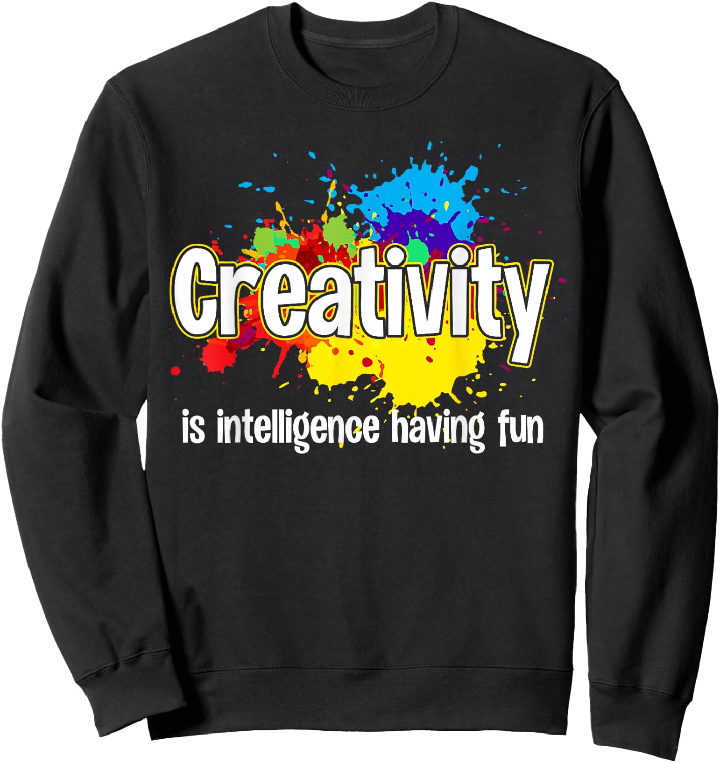 Artist Art Women Creative Drawing Teacher Creativity Sweatshirt - Sweatshirt | Black