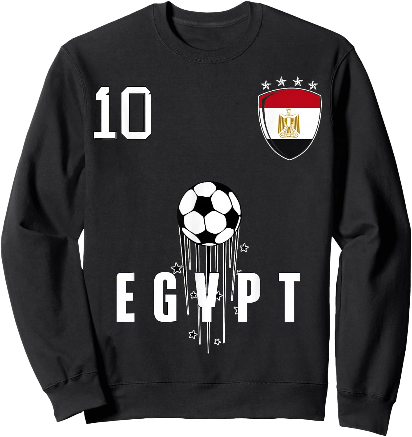 Egypt Flag Egyptian Pride Lovers Sweatshirt - Sweatshirt | Black
