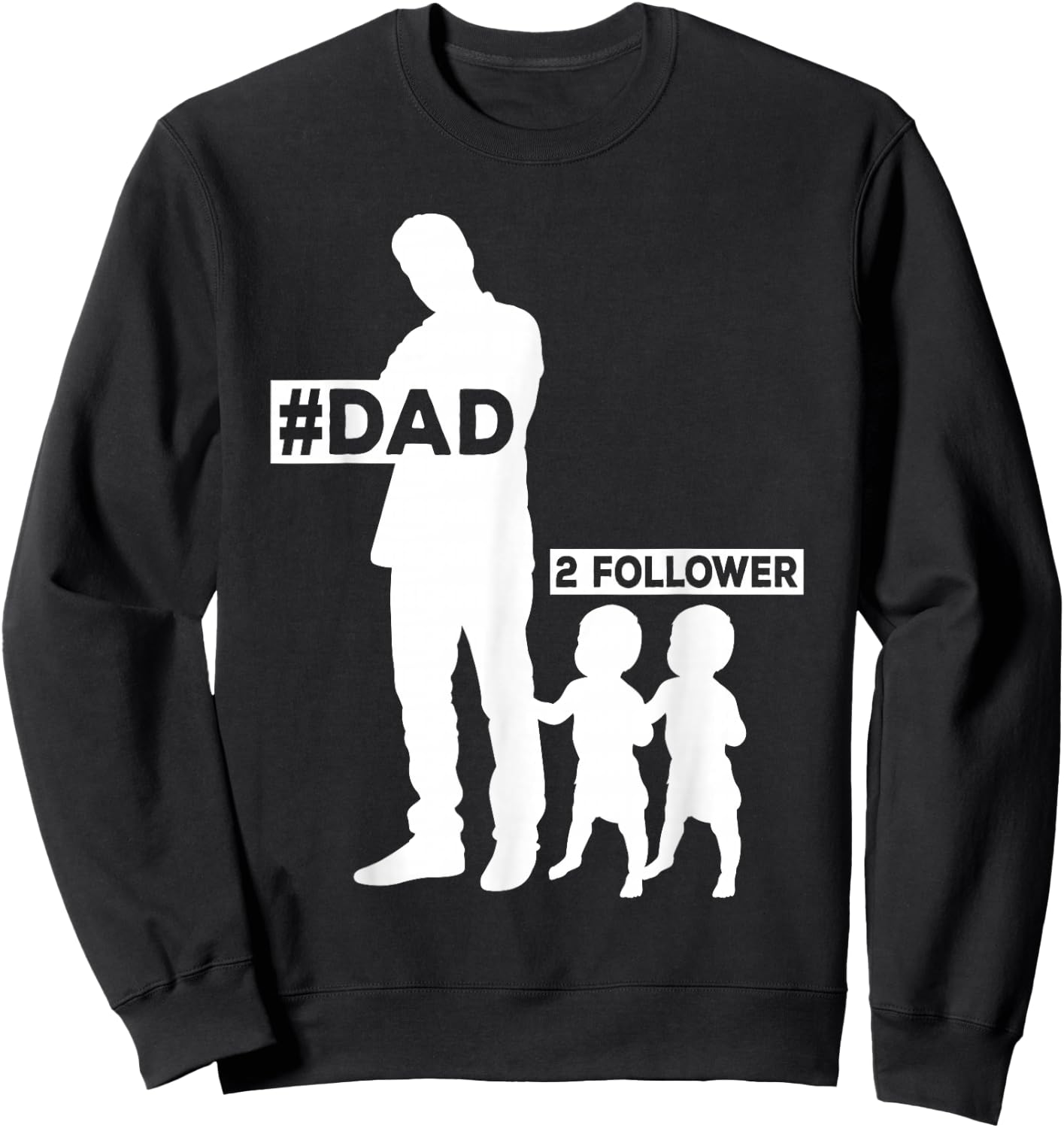 Zwillinge Zwillingspapa Vater Papa Zwillinge Vatertag Sweatshirt - Sweatshirt | Black
