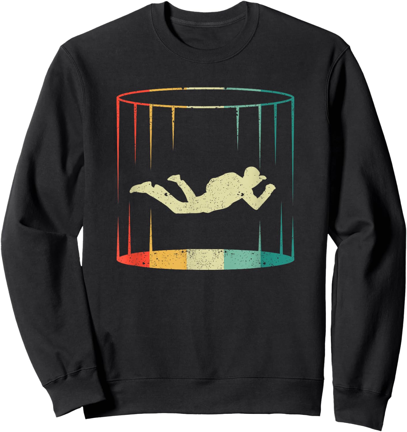 Bodyflying Wind Tunnel Indoor Skydiving Lover Tunnel Flight , black Sweatshirt - Sweatshirt | Black