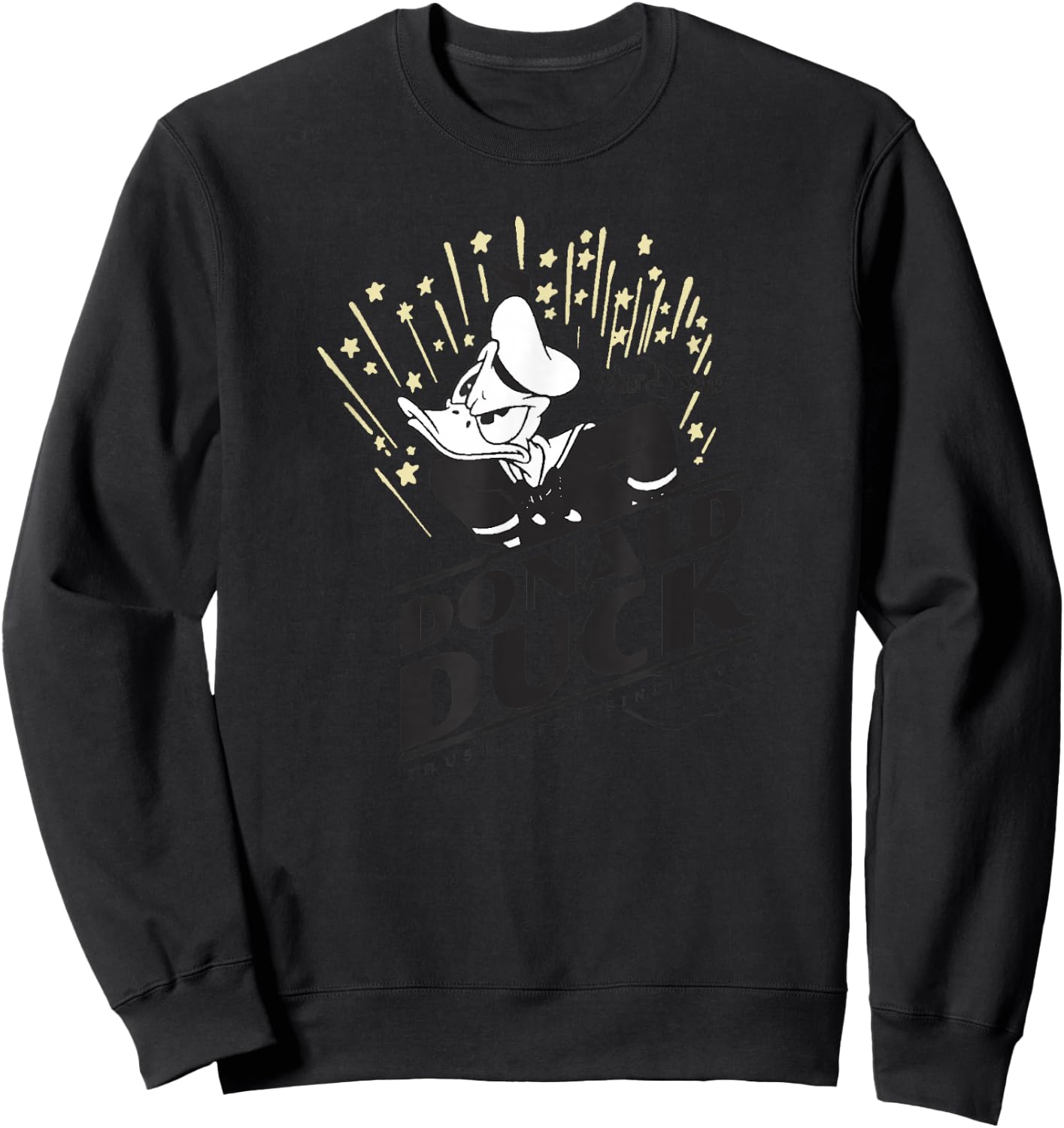 Disney Mickey And Friends Donald Duck Frustrated 1934 Logo Sweatshirt - Sweatshirt | Black