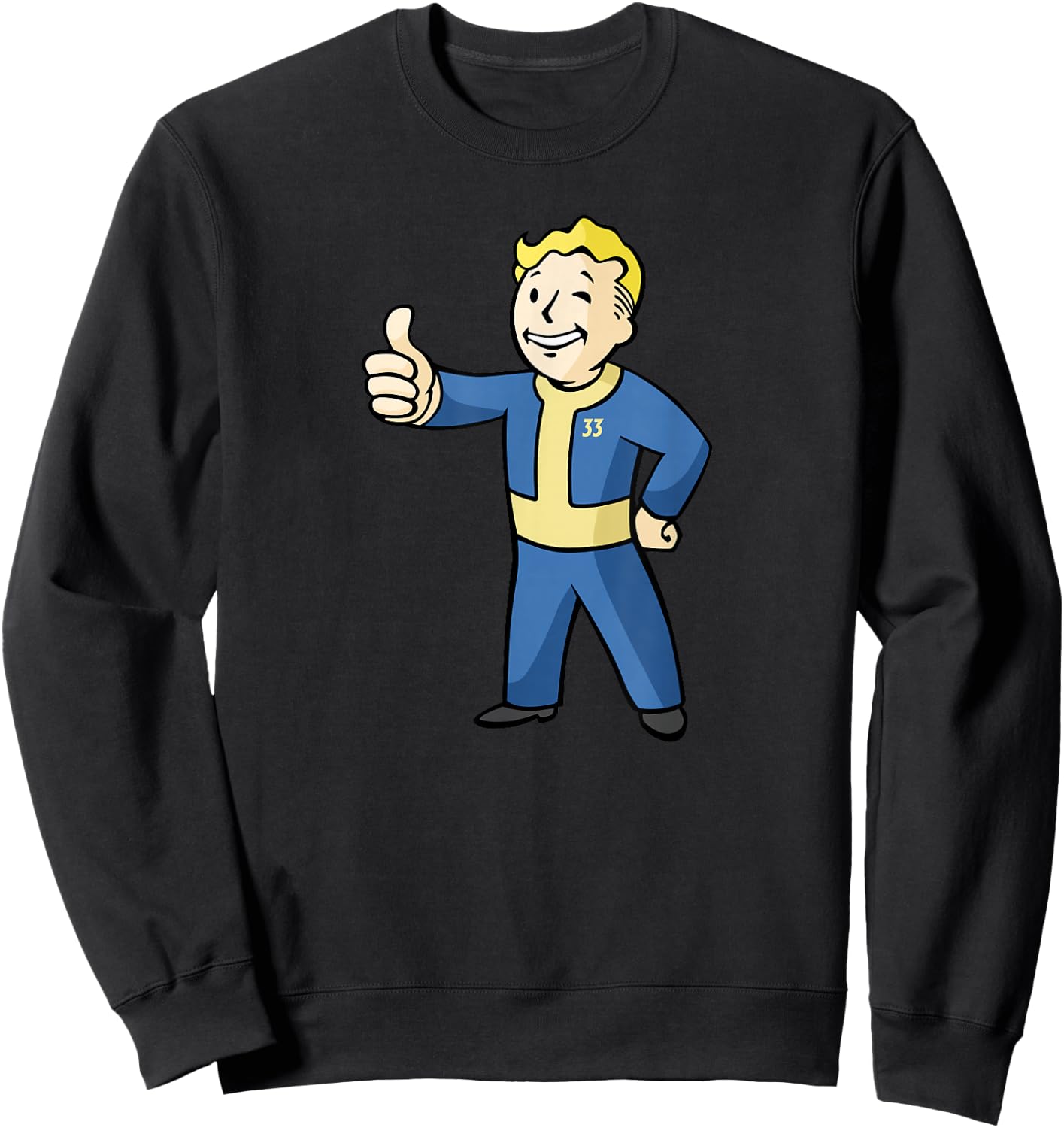 Fallout - Vault Boy , black Sweatshirt - Sweatshirt | Black