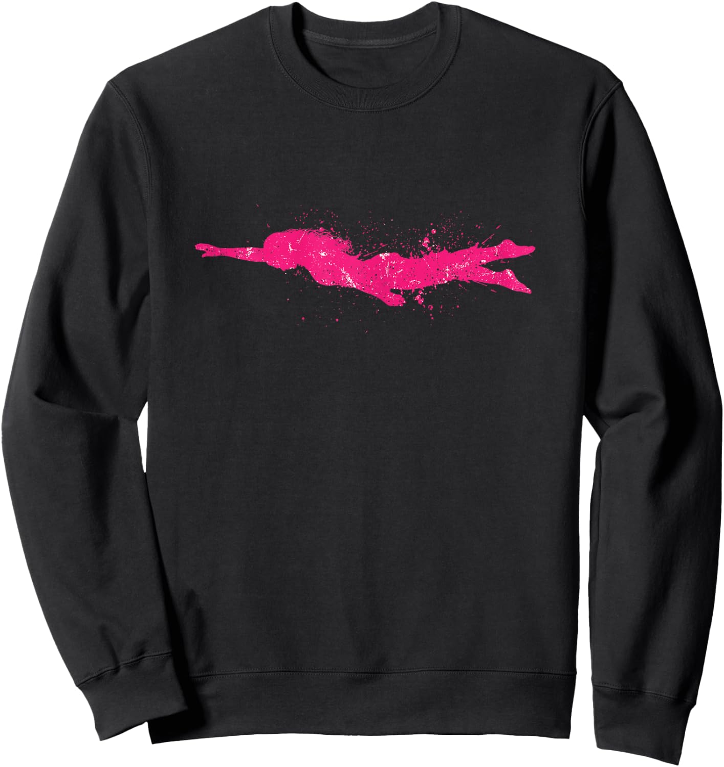 Swimmer Splash Swimming Teacher Water Sports Women's Girls' , black Sweatshirt - Sweatshirt | Black