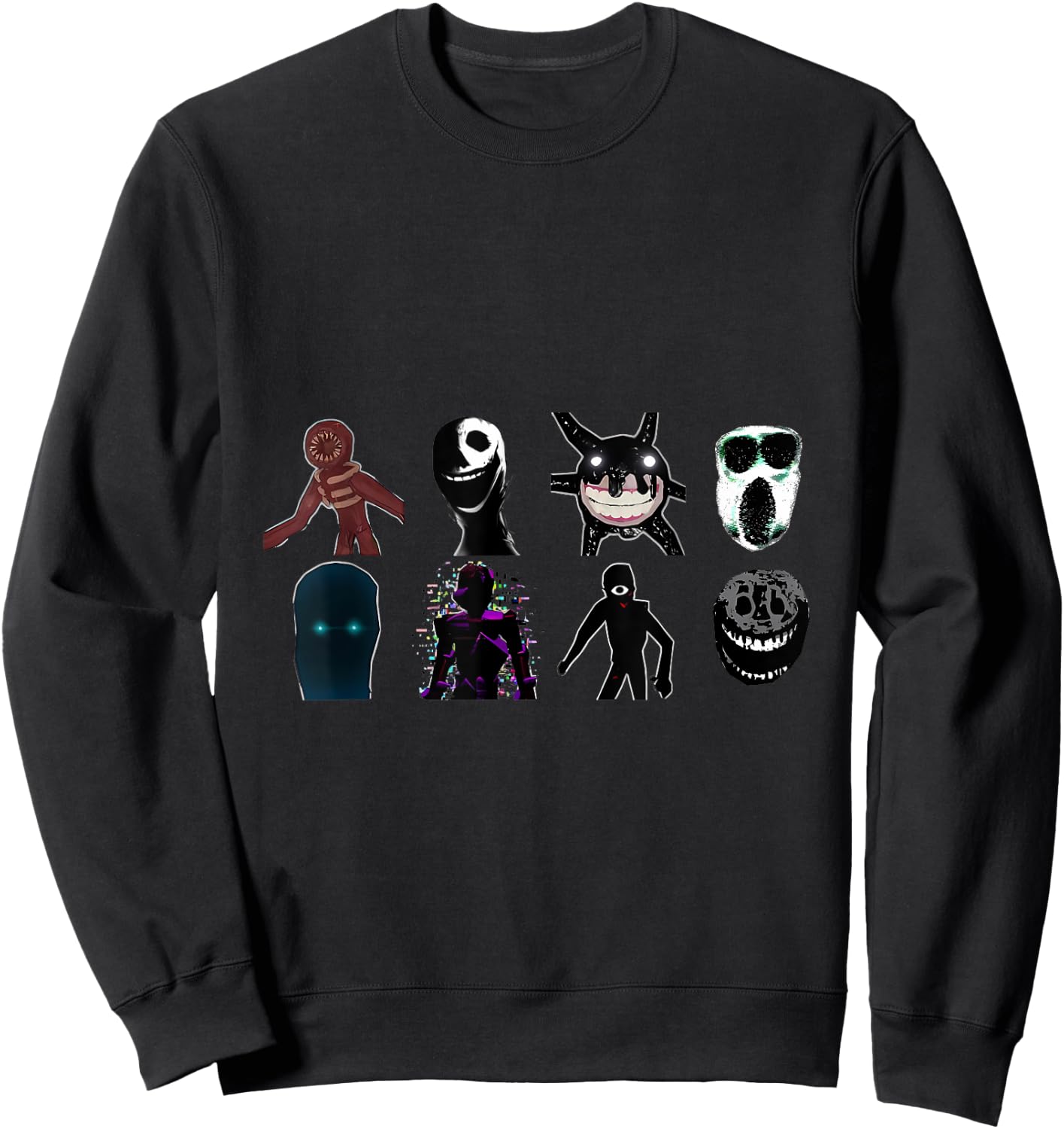 Doors Monsters - Game Doors Sweatshirt - Sweatshirt | Black