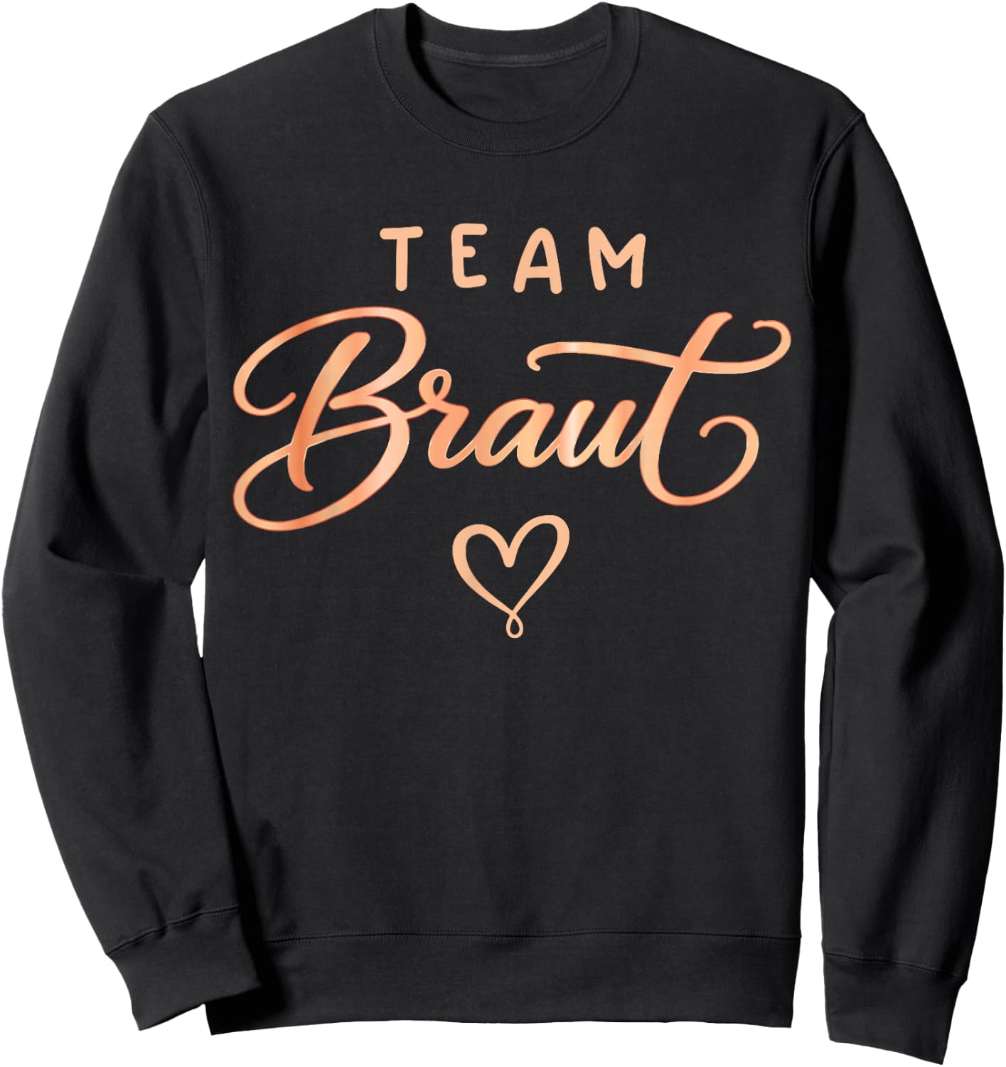 JGA Frauen Junggesellenabschied Poltern Team Braut Sweatshirt - Sweatshirt | Black