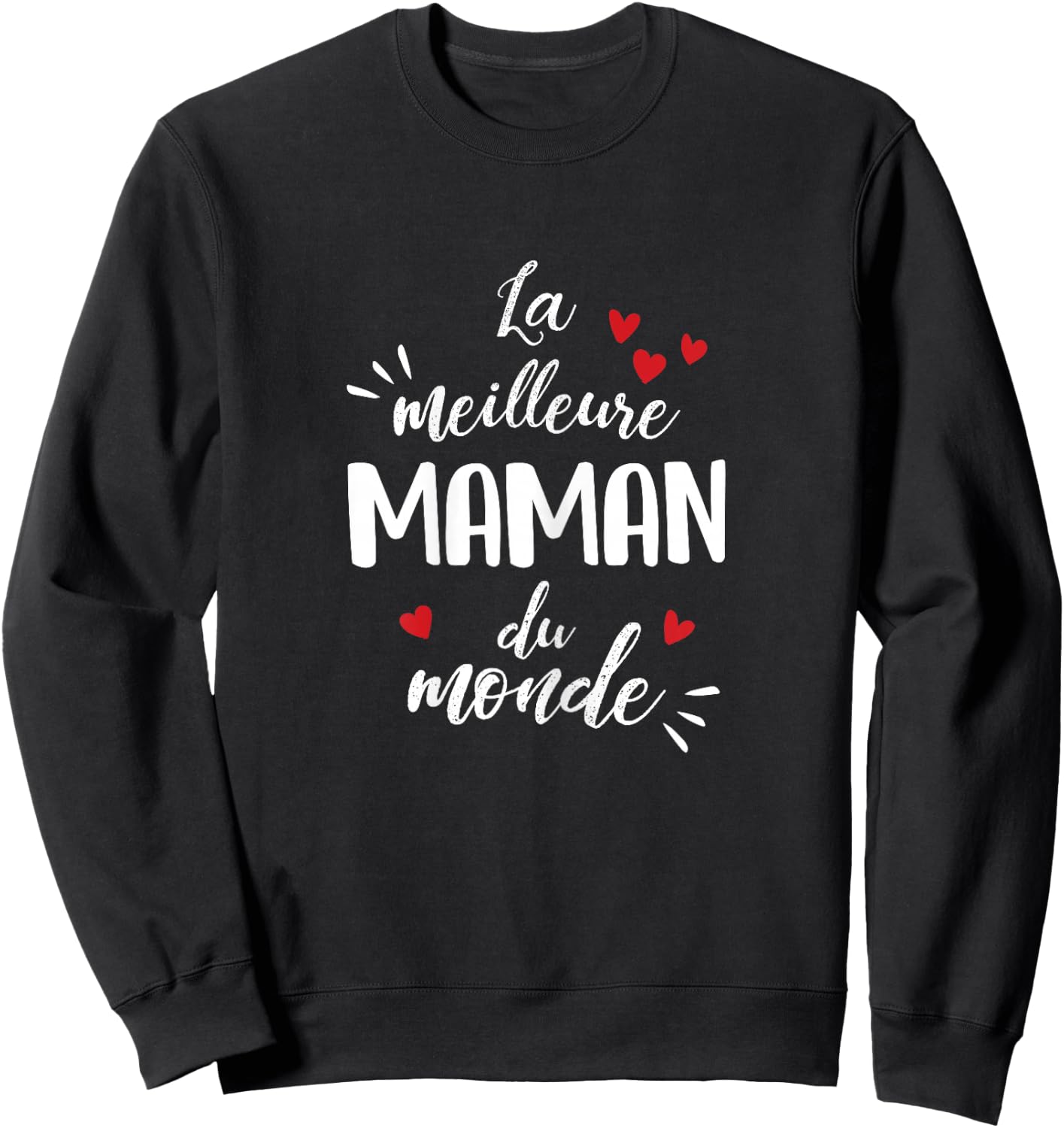 World's Best Mom Super Gift Mother's Day , Black Sweatshirt - Sweatshirt | Black