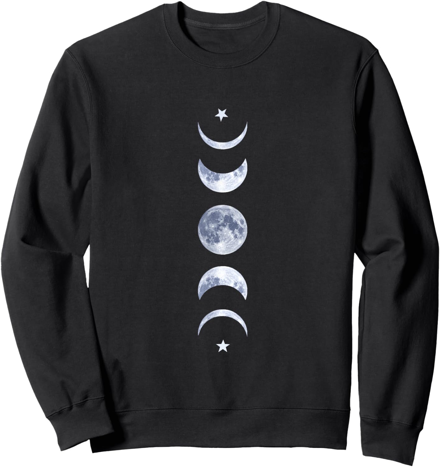 Moon Phase Lunar Cycle Astrology Celestial Astronomy Gift Sweatshirt - Sweatshirt | Black