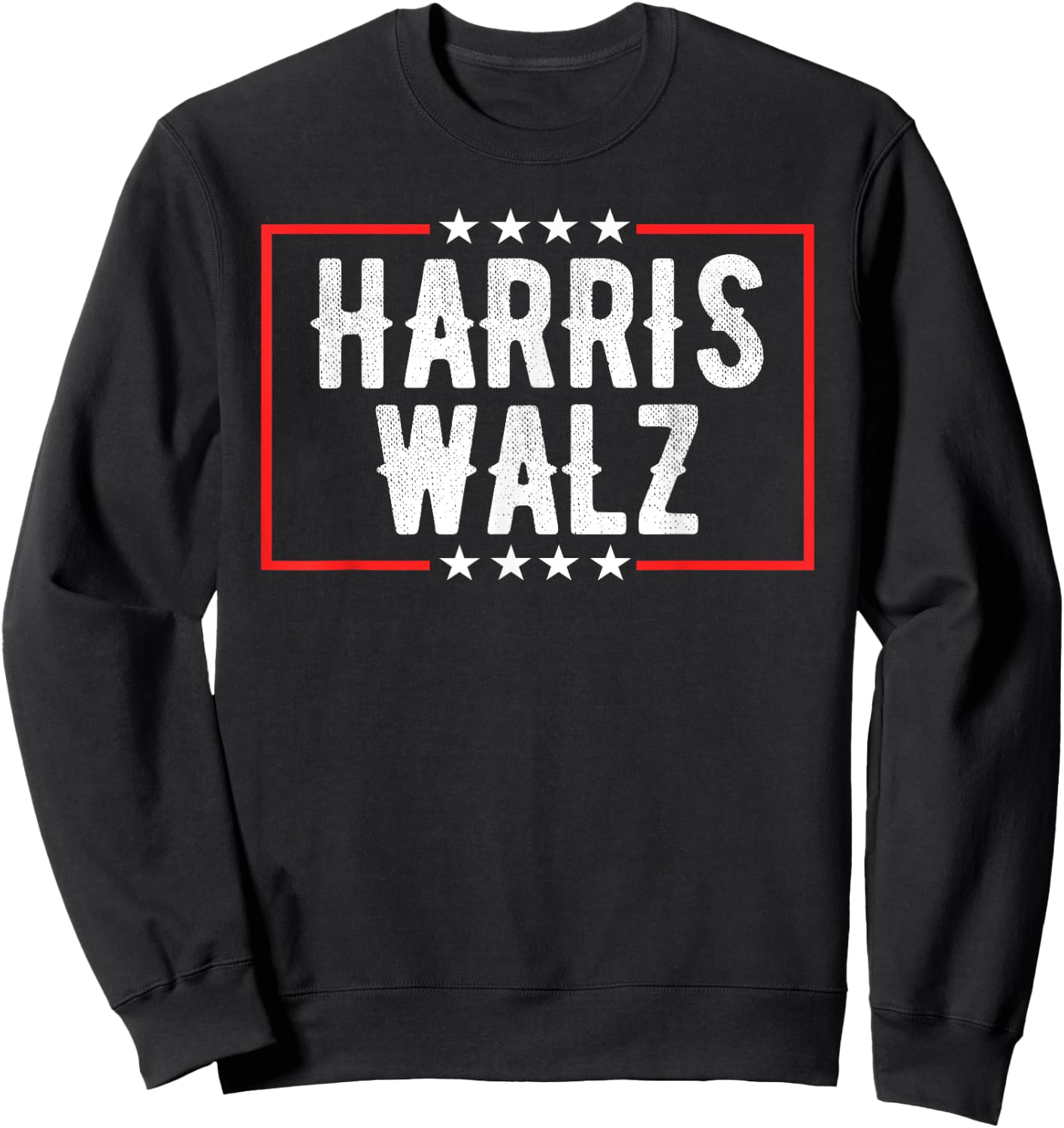 Blue Harris Walz 2024 Harris Waltz 2024 Sweatshirt - Sweatshirt | Black