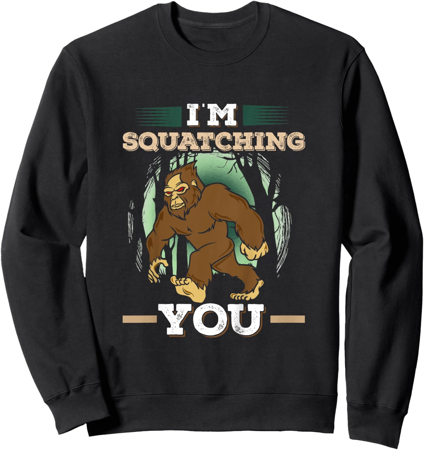 Bigfoot Toddler Shirt Funny Sasquatch Kids Gift Sweatshirt - Sweatshirt | Black