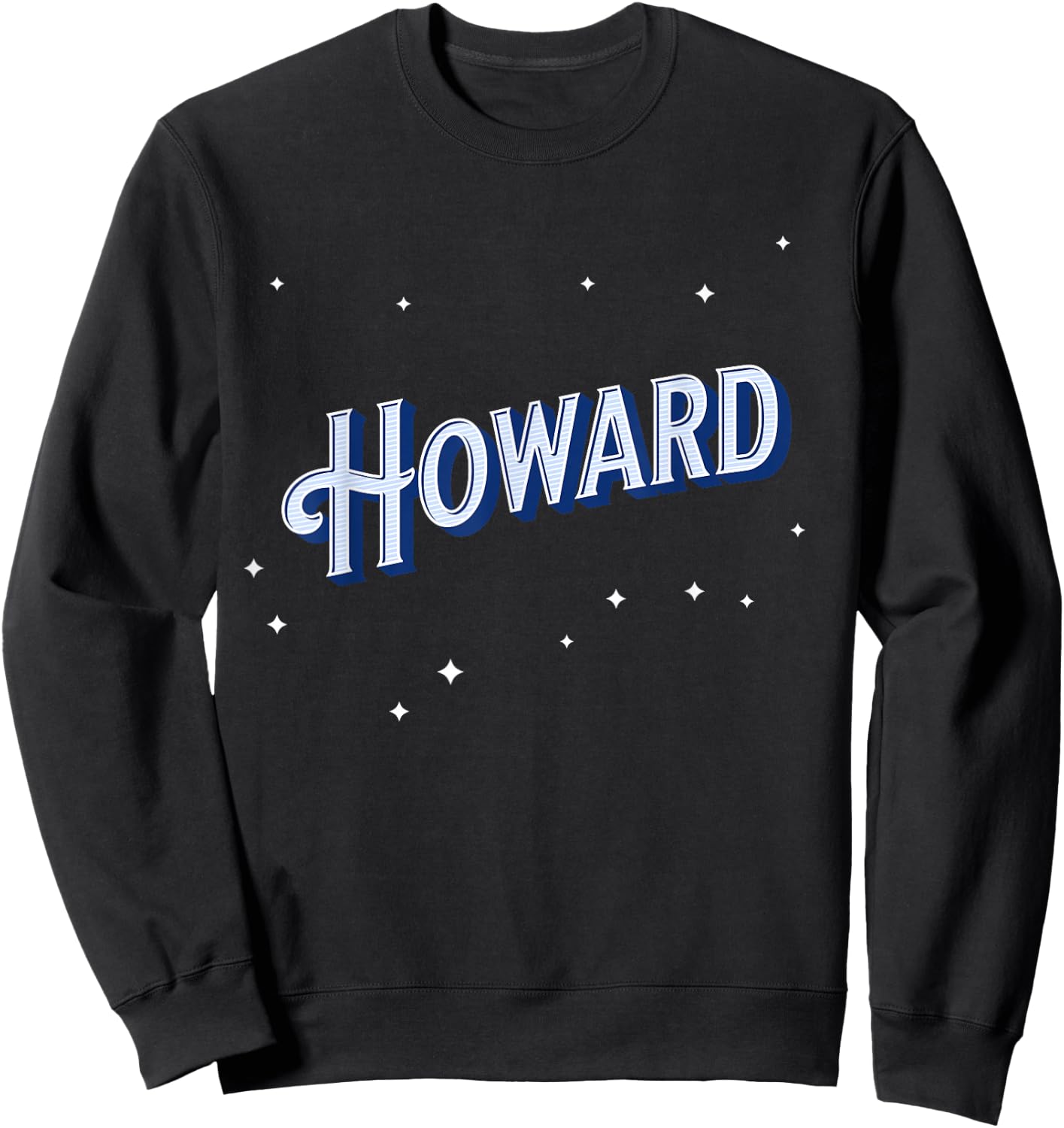 Howard Name Personalised Sweatshirt - Sweatshirt | Black