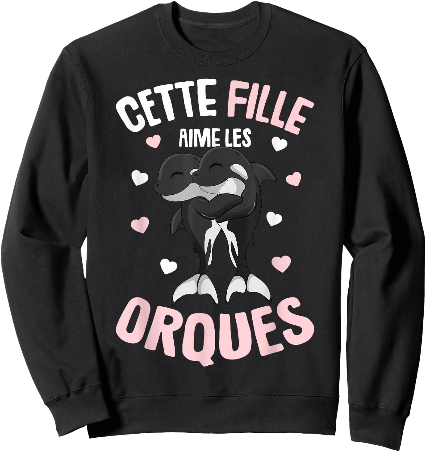 This Girl Loves Orcs Woman Child Orc , Black, S Sweatshirt - Sweatshirt | Black