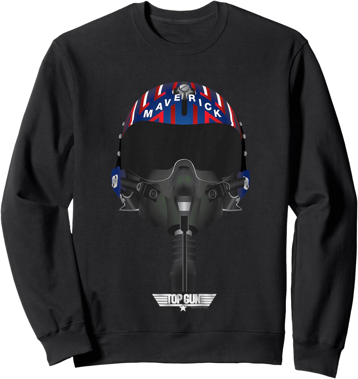 Top Gun Children's Marverick Pilot Helmet , Blue, 2 Sweatshirt - Sweatshirt | Black