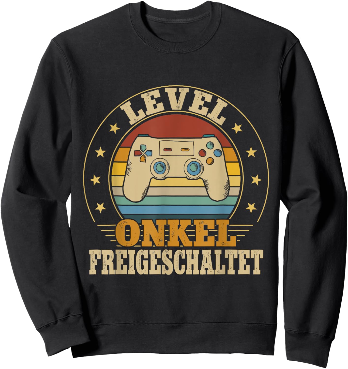 Onkel Level Loading Schwangerschaft Verkünden Baby Party Sweatshirt - Sweatshirt | Black