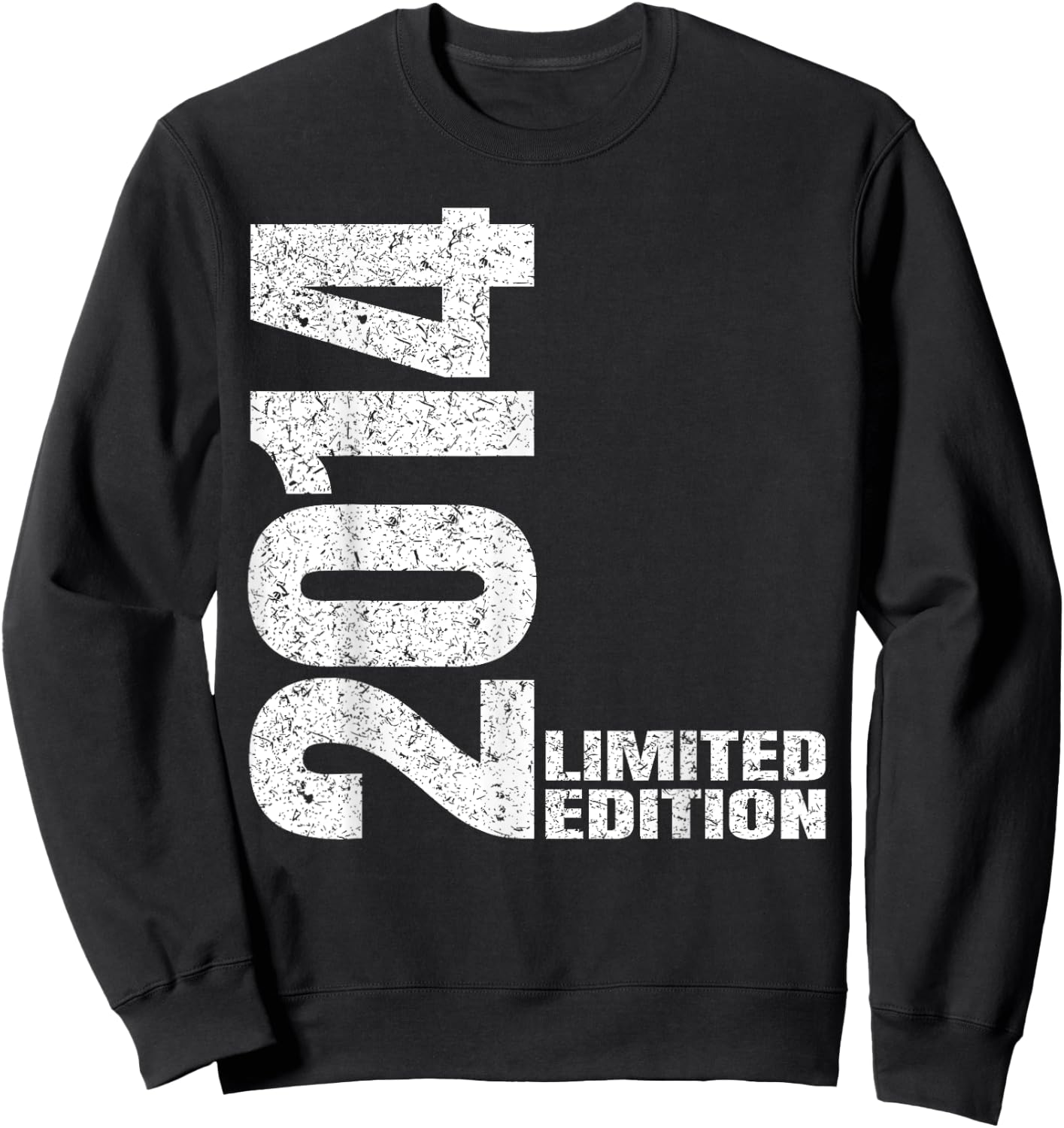 Vintage 2014 Limited Edition Classic 2014 Men Women Birthday , Black, S Sweatshirt - Sweatshirt | Black