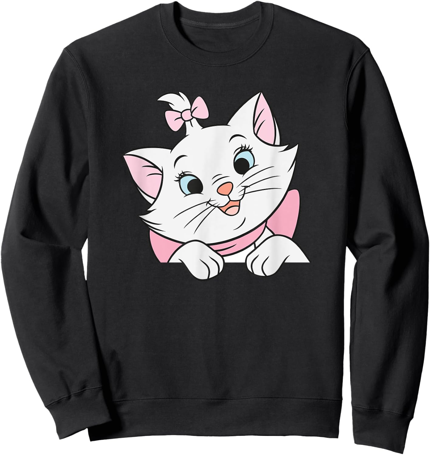 Aristocats Marie Cat Looks Cute , Black, S Sweatshirt - Sweatshirt | Black