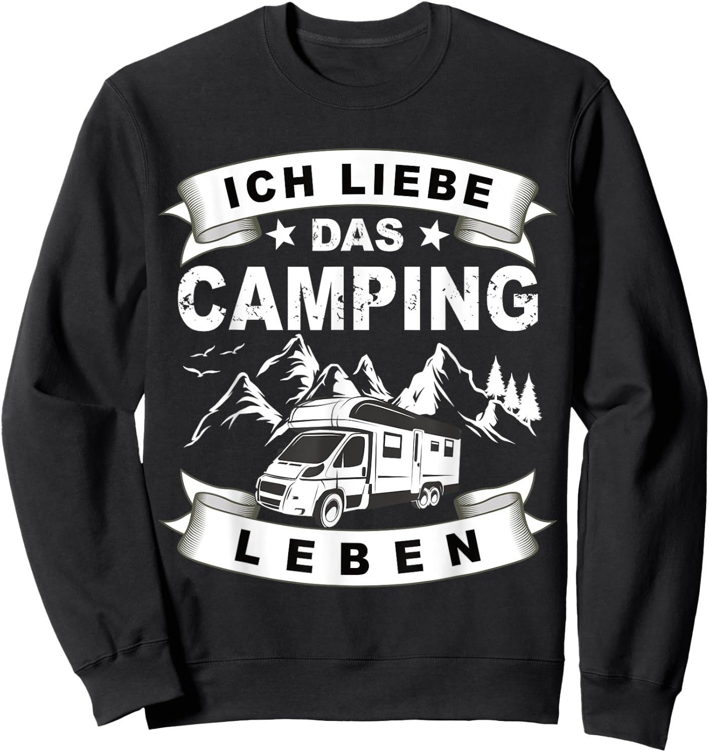Coole Opas fahren Wohnmobil - Camping & Camper Sweatshirt - Sweatshirt | Black