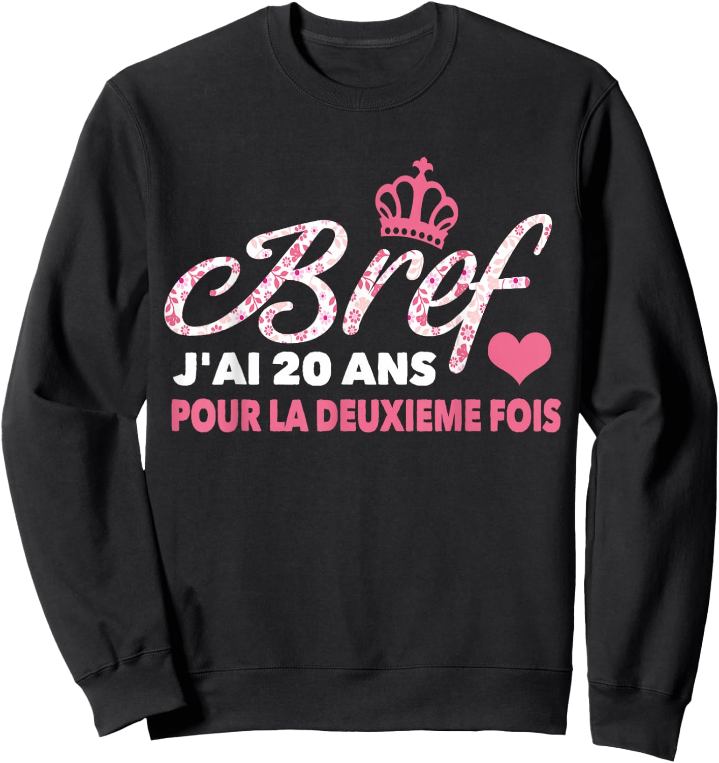 40 Years Anniversary Woman Vintage 1982 Humour Gift Sweatshirt - Sweatshirt | Black