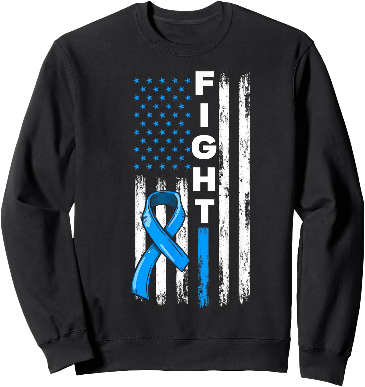 Fight Prostate Cancer Warrior Prostate Cancer Awareness Sweatshirt - Sweatshirt | Black