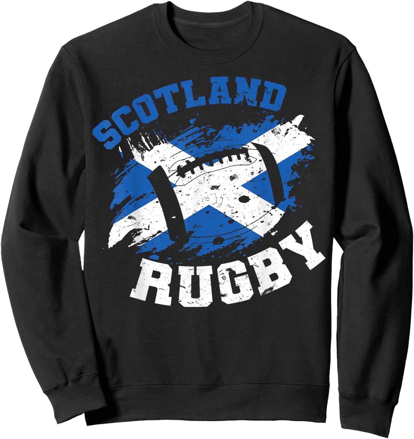 Scotland Rugby Scottish Scotland Flag Sweatshirt - Sweatshirt | Black