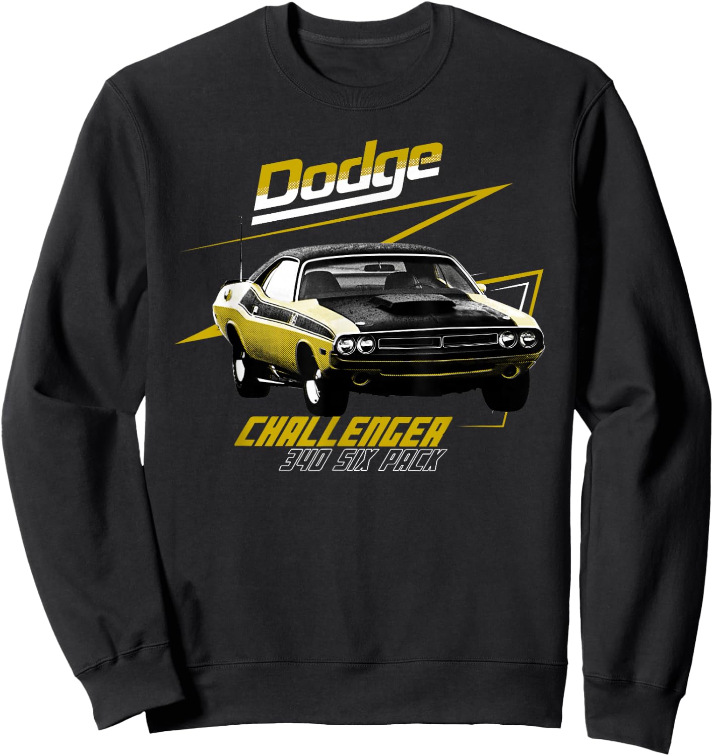Dodge Challenger 340 Pack of 6, Black, S Sweatshirt - Sweatshirt | Black