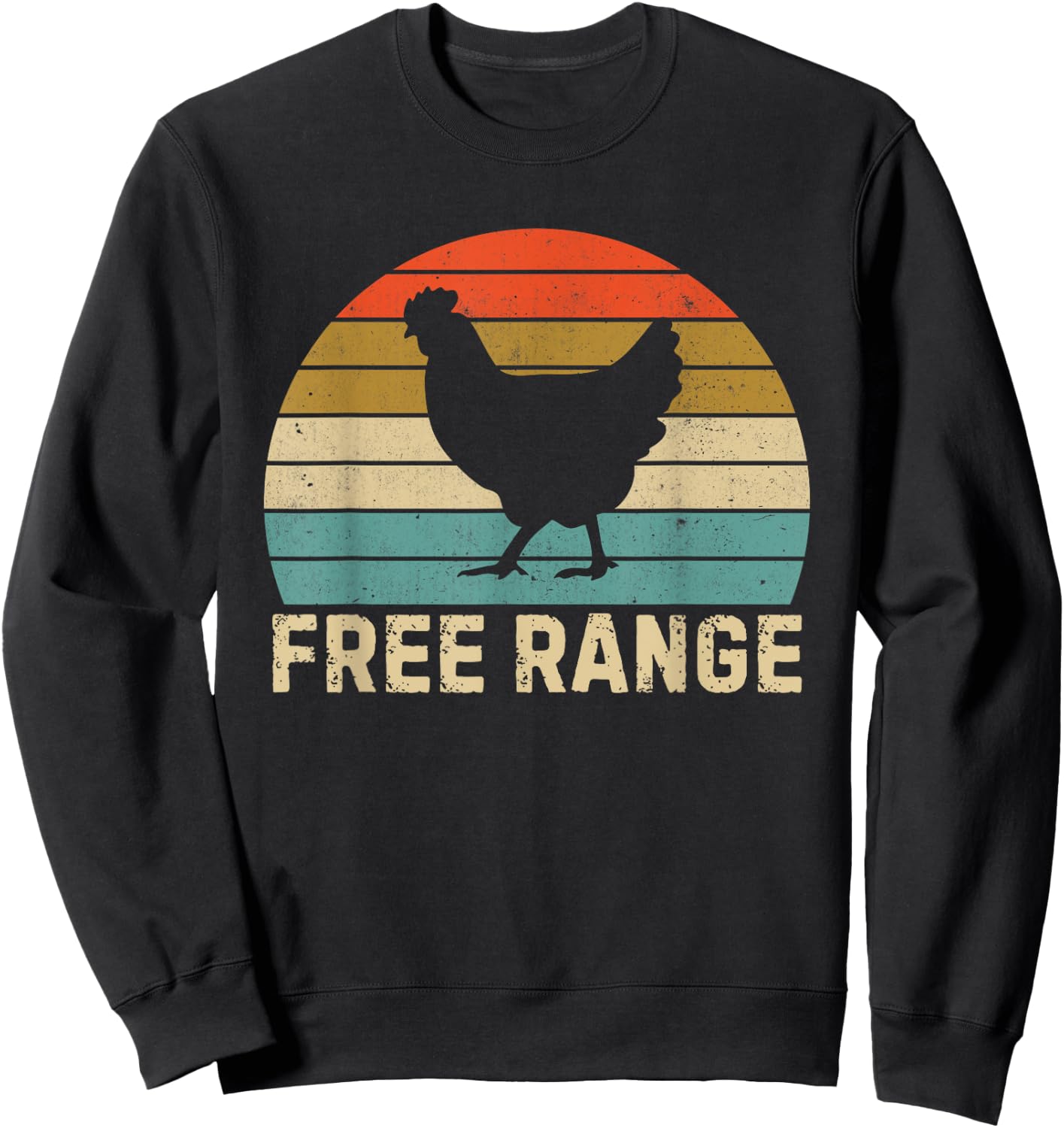 Free Range Chicken Sweatshirt - Sweatshirt | Black
