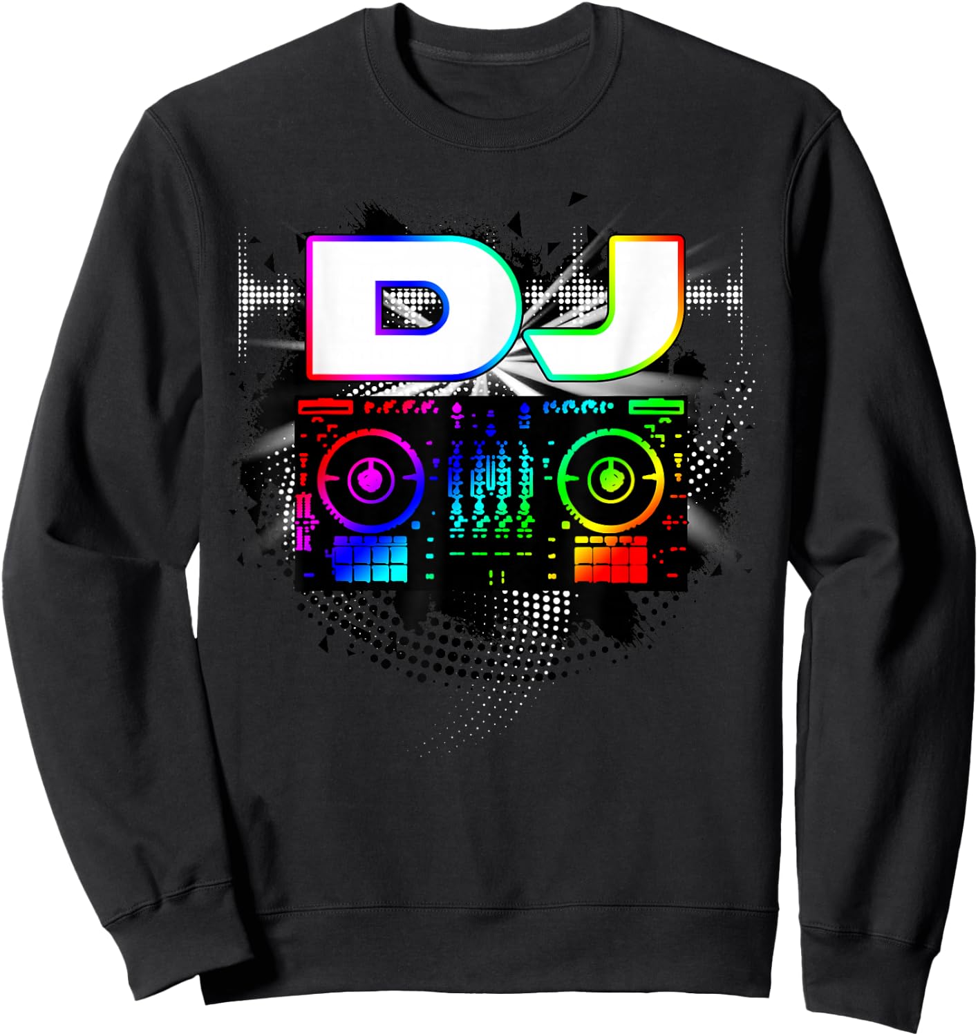 Dj Music Lover Music Player Sound Cool Funny Gift Sweatshirt - Sweatshirt | Black
