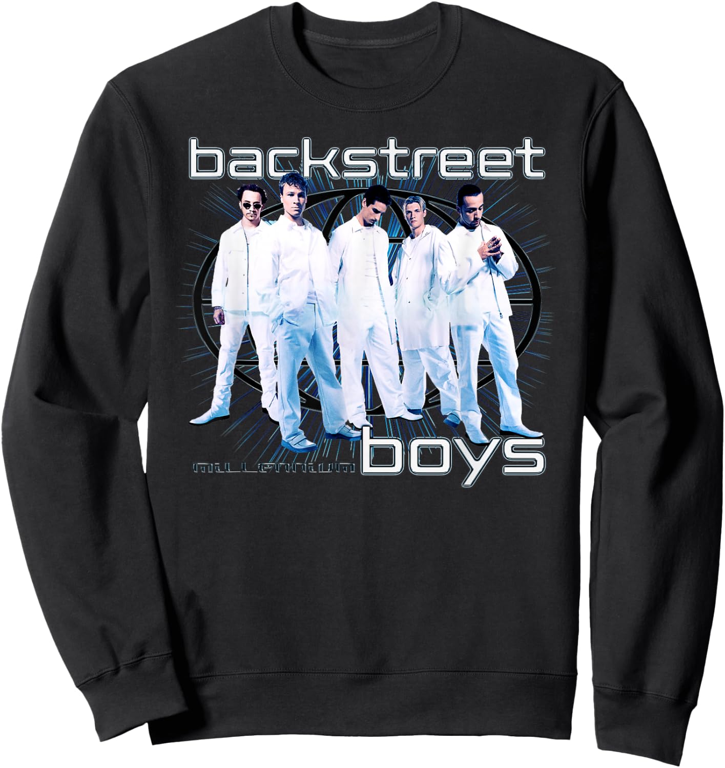 Backstreet Boys Millenium Globe Sweatshirt - Sweatshirt | Black