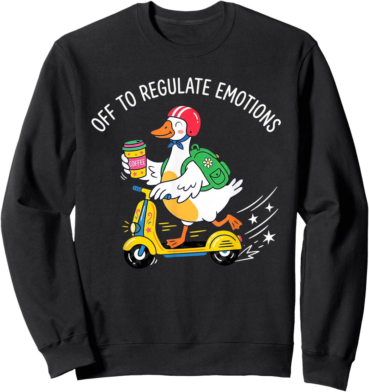 Funny Goose Psychologist Sweatshirt - Sweatshirt | Black