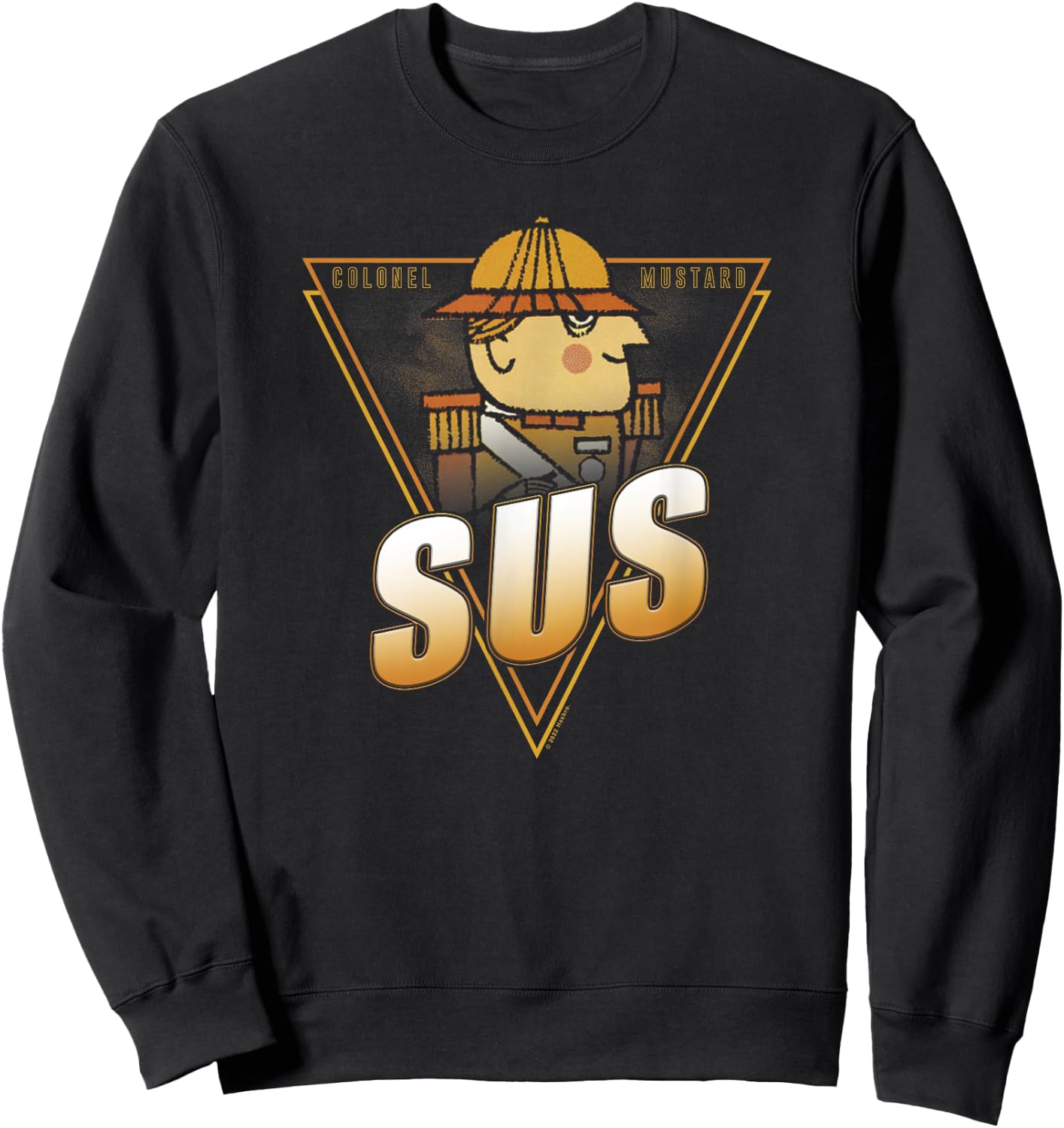 Clue Colonel Mustard SUS Poster Sweatshirt - Sweatshirt | Black