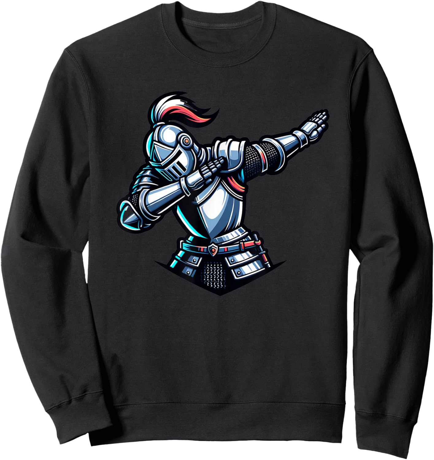 Ren Faire Dabbing Medieval Knight Funny Renaissance Faire Sweatshirt - Sweatshirt | Black