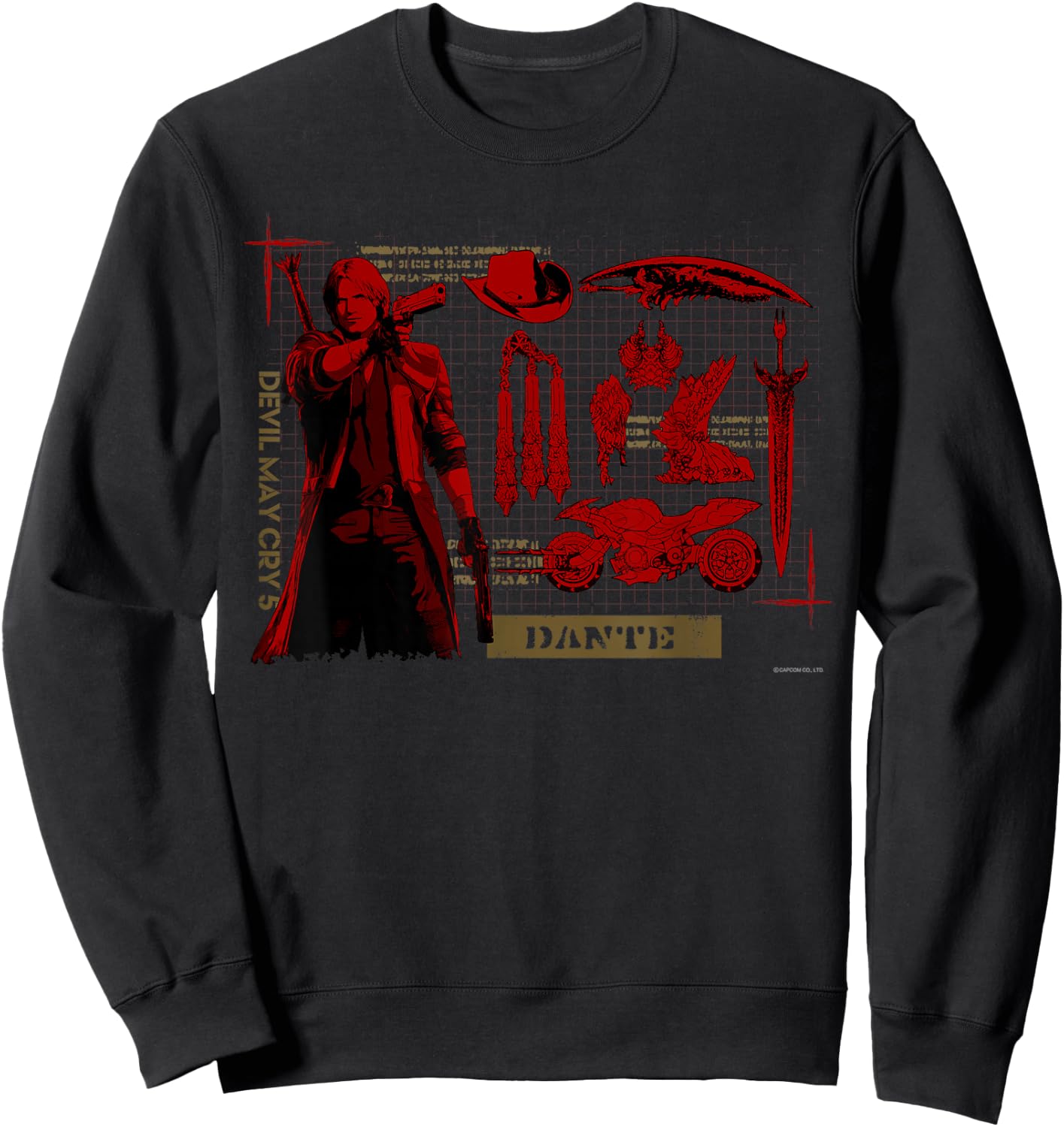 Devil May Cry 5 Dante Sweatshirt - Sweatshirt | Black