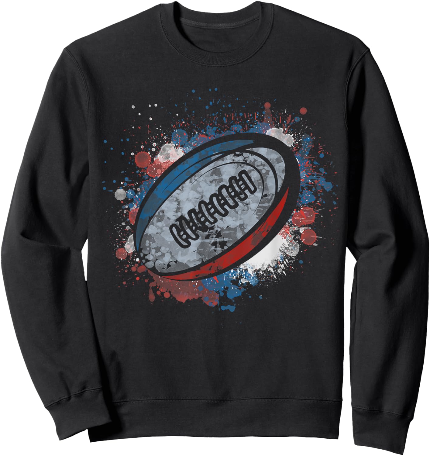 Rugby Jersey Player Splash Child Splash Ball , Black, S Sweatshirt - Sweatshirt | Black
