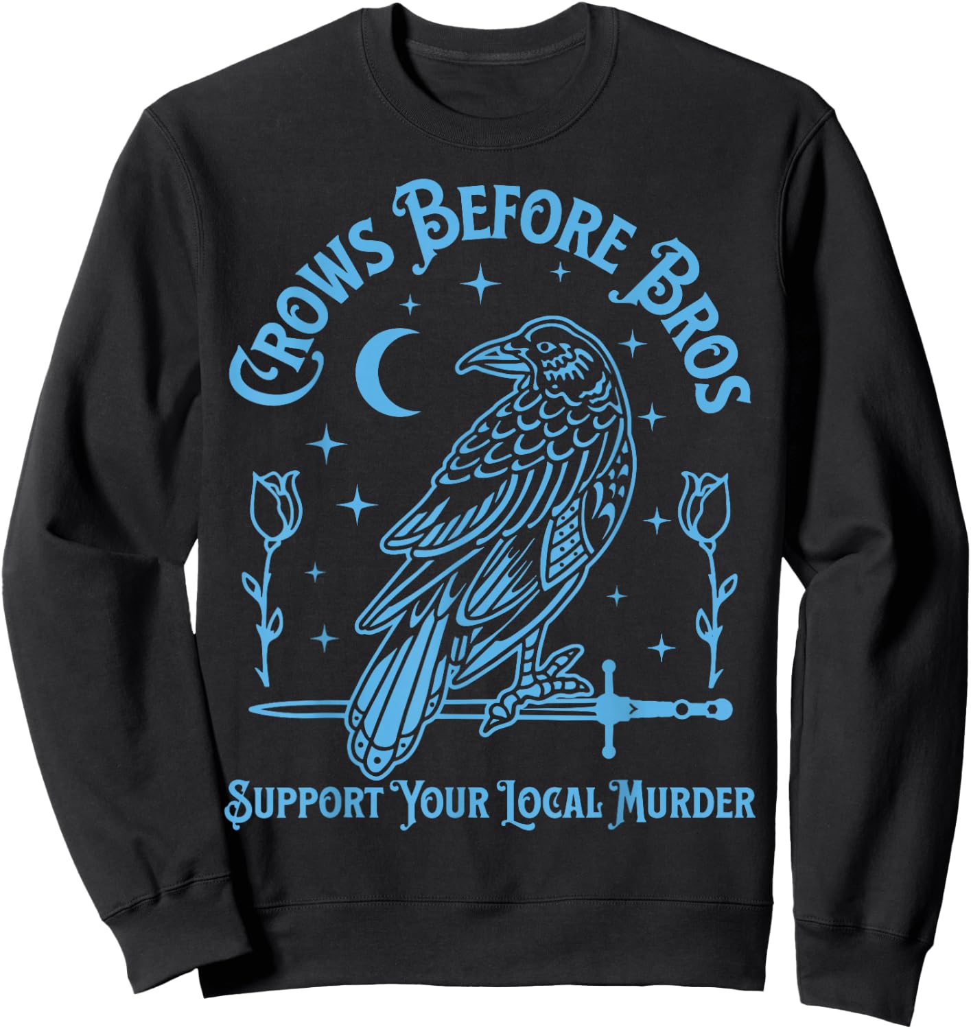 Crows Before Bros Sweatshirt - Sweatshirt | Black