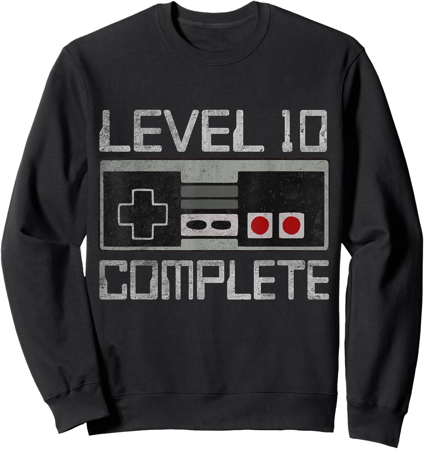 Level 10 Complete 10 Year 10th Wedding Anniversary Sweatshirt - Sweatshirt | Black
