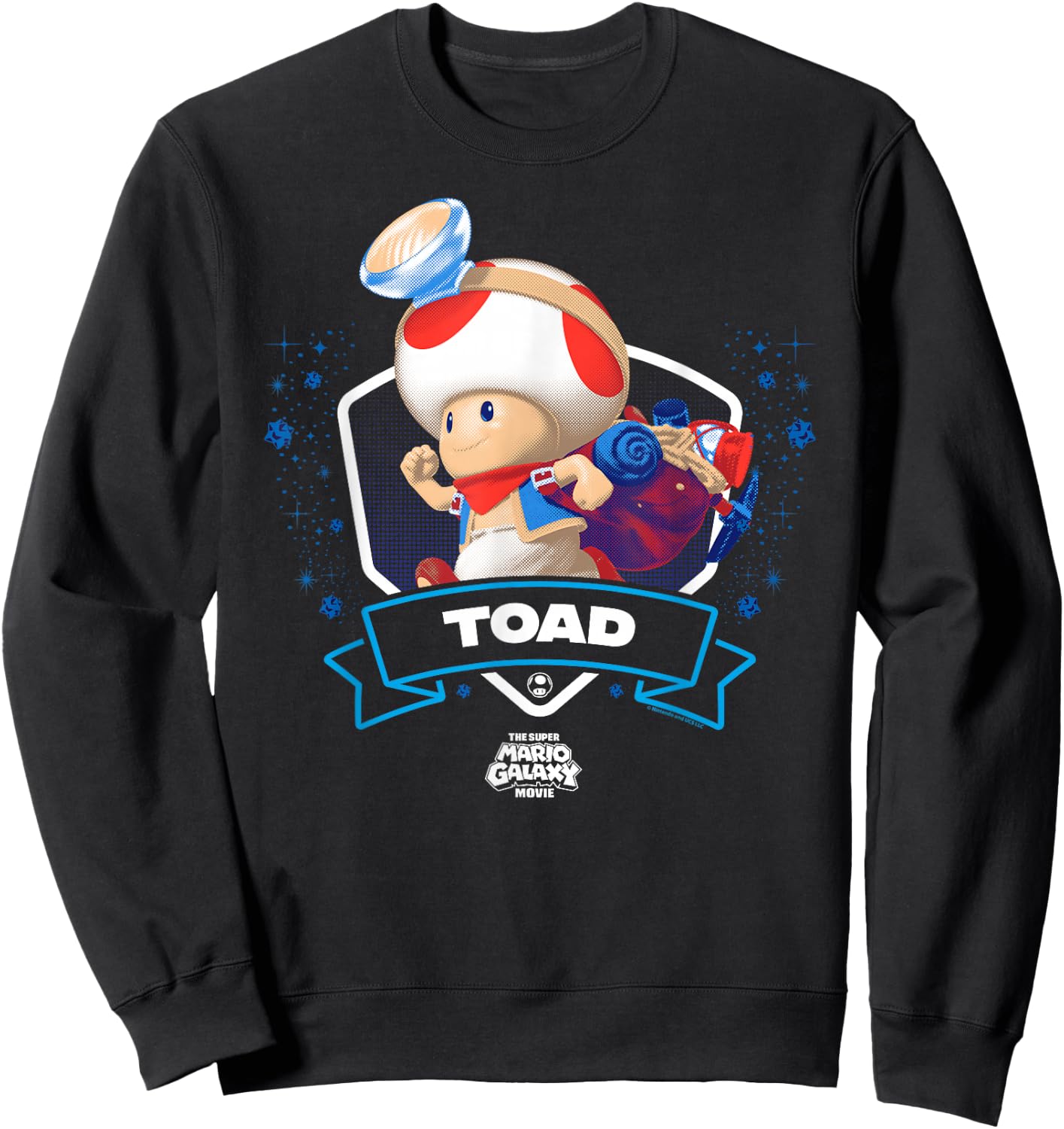 The Super Mario Galaxy Movie Toad Champion Sweatshirt - Sweatshirt | Black