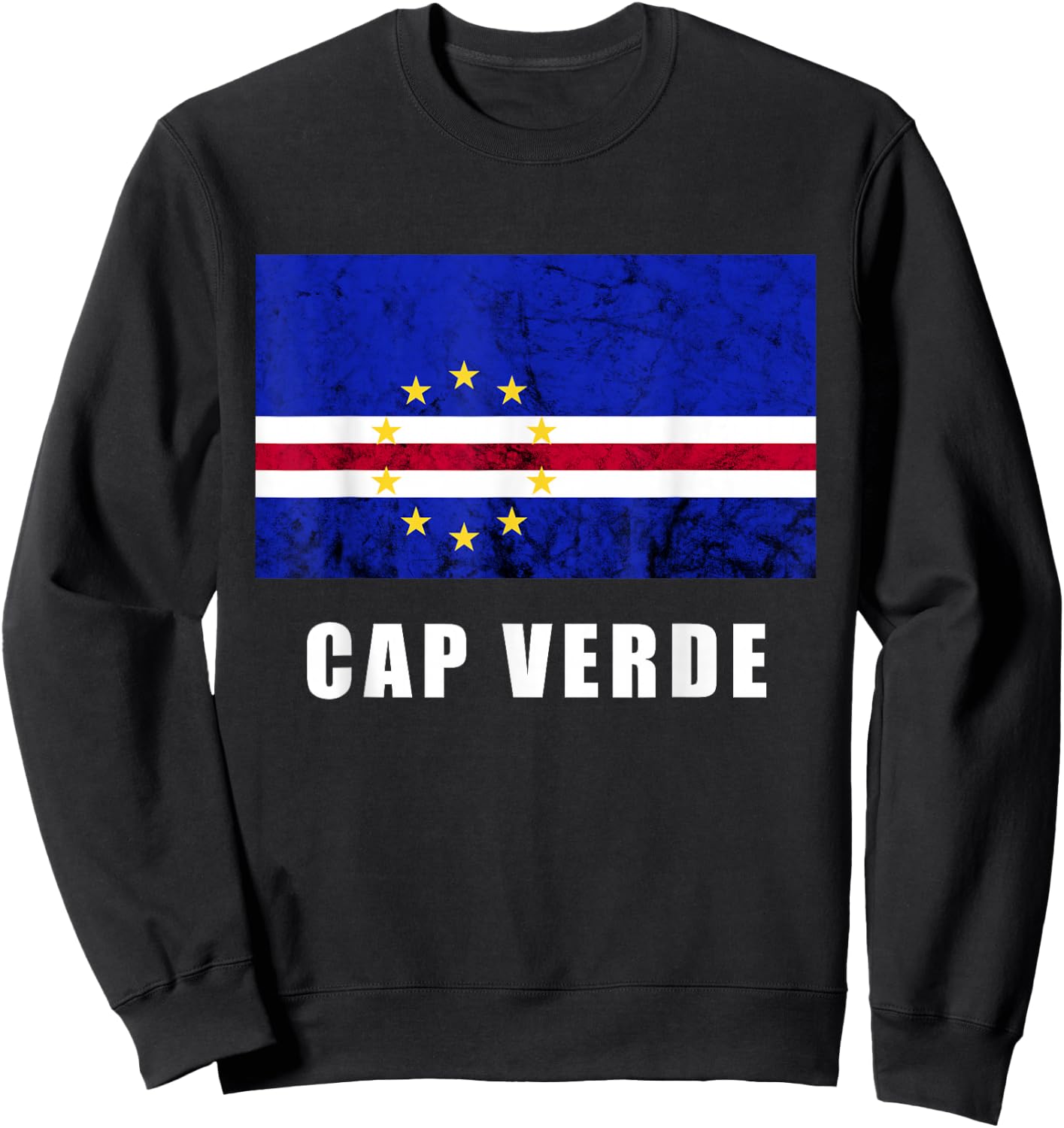 Kap Verde Flagge Cap Verde Stars Kap Verde Island Pride Sweatshirt - Sweatshirt | Black