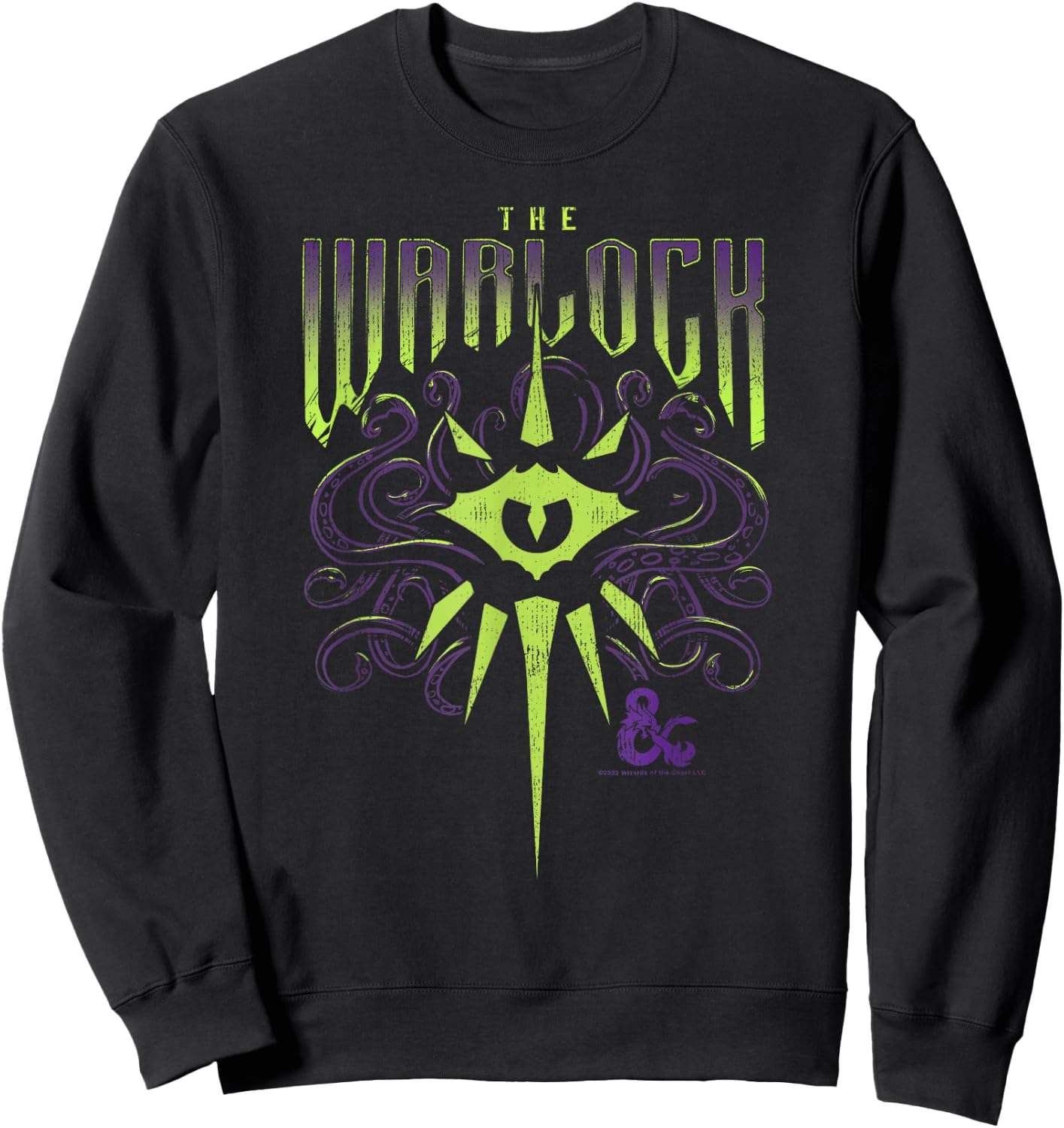 Dungeons & Dragons The Warlock Class Mysterious Pact Logo Sweatshirt - Sweatshirt | Black