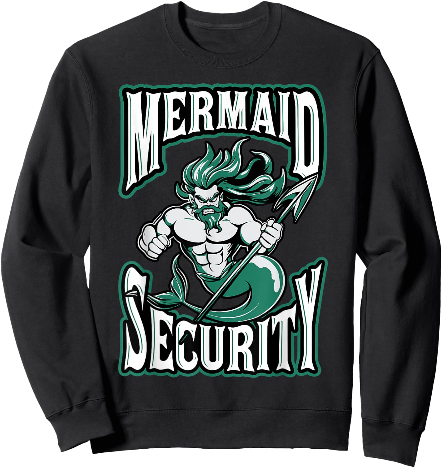 Mermaid Security Sweatshirt - Sweatshirt | Black