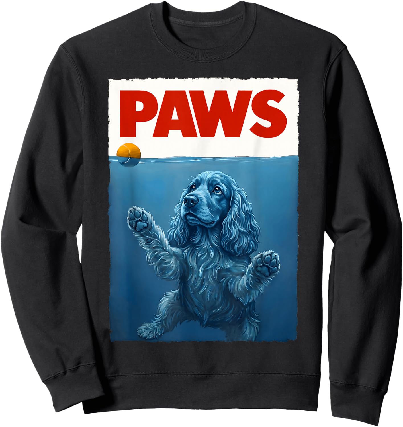 Cute Spaniel Dog Spaniel Mom Funny Spaniel Sweatshirt - Sweatshirt | Black