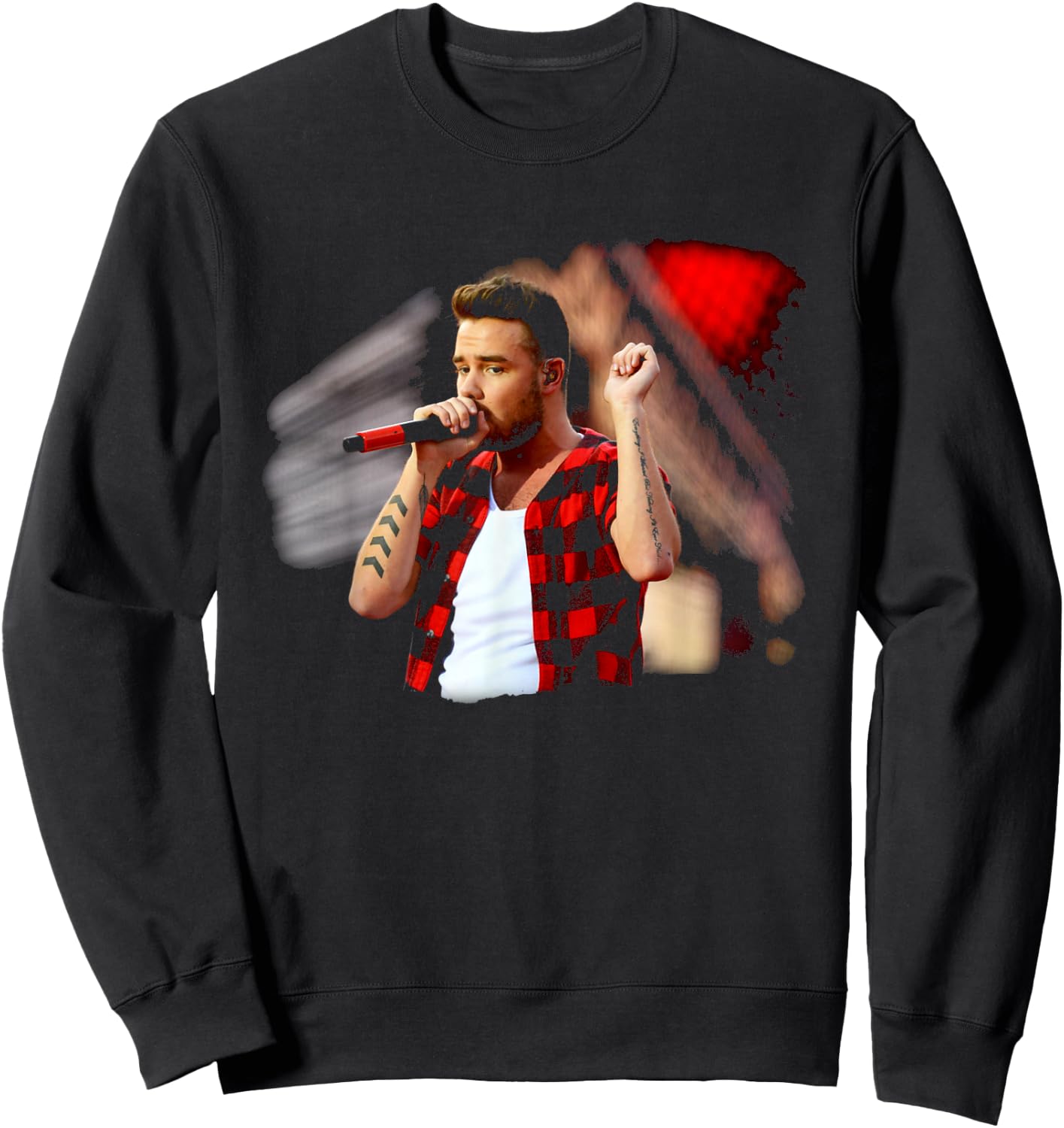 One Direction Murrayfield Stadium 2014 Liam Payne , black Sweatshirt - Sweatshirt | Black