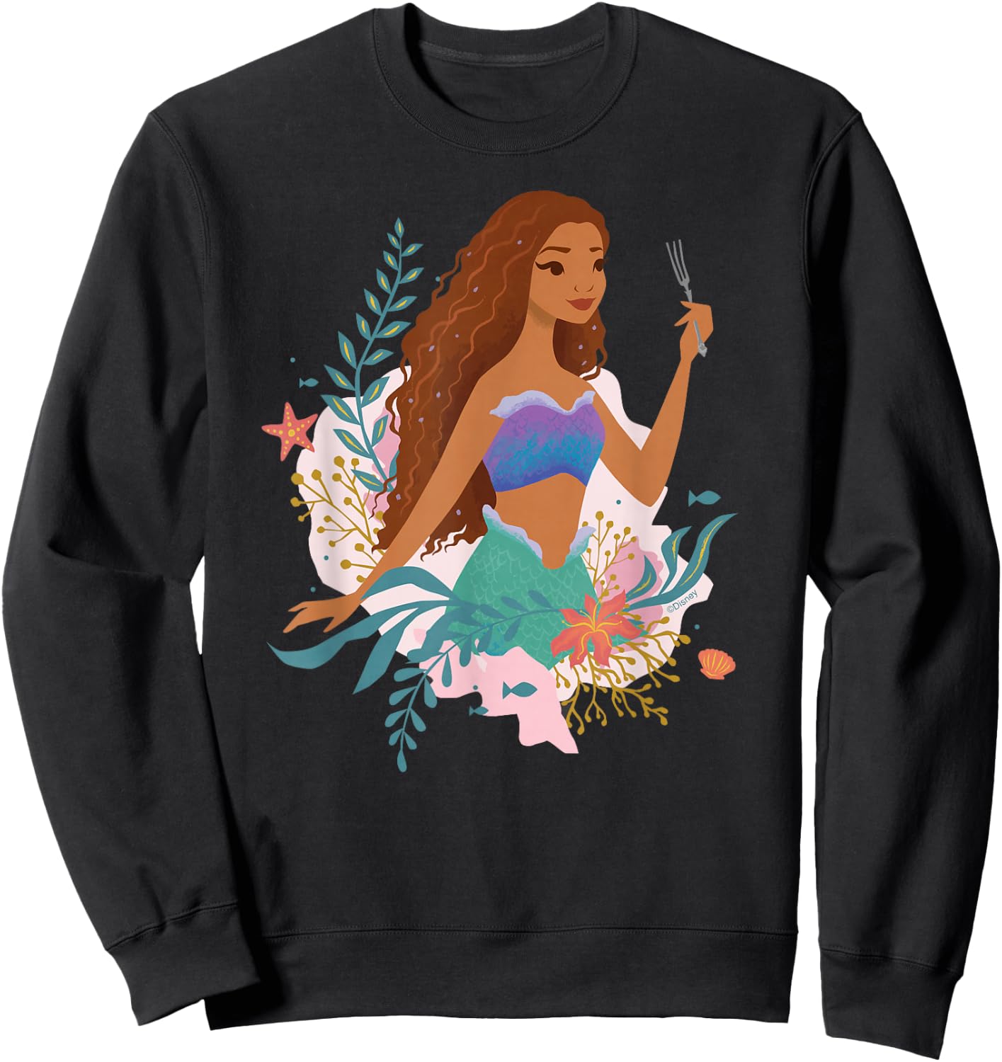 Disney The Little Mermaid Ariel Undersea Discovery Sweatshirt - Sweatshirt | Black