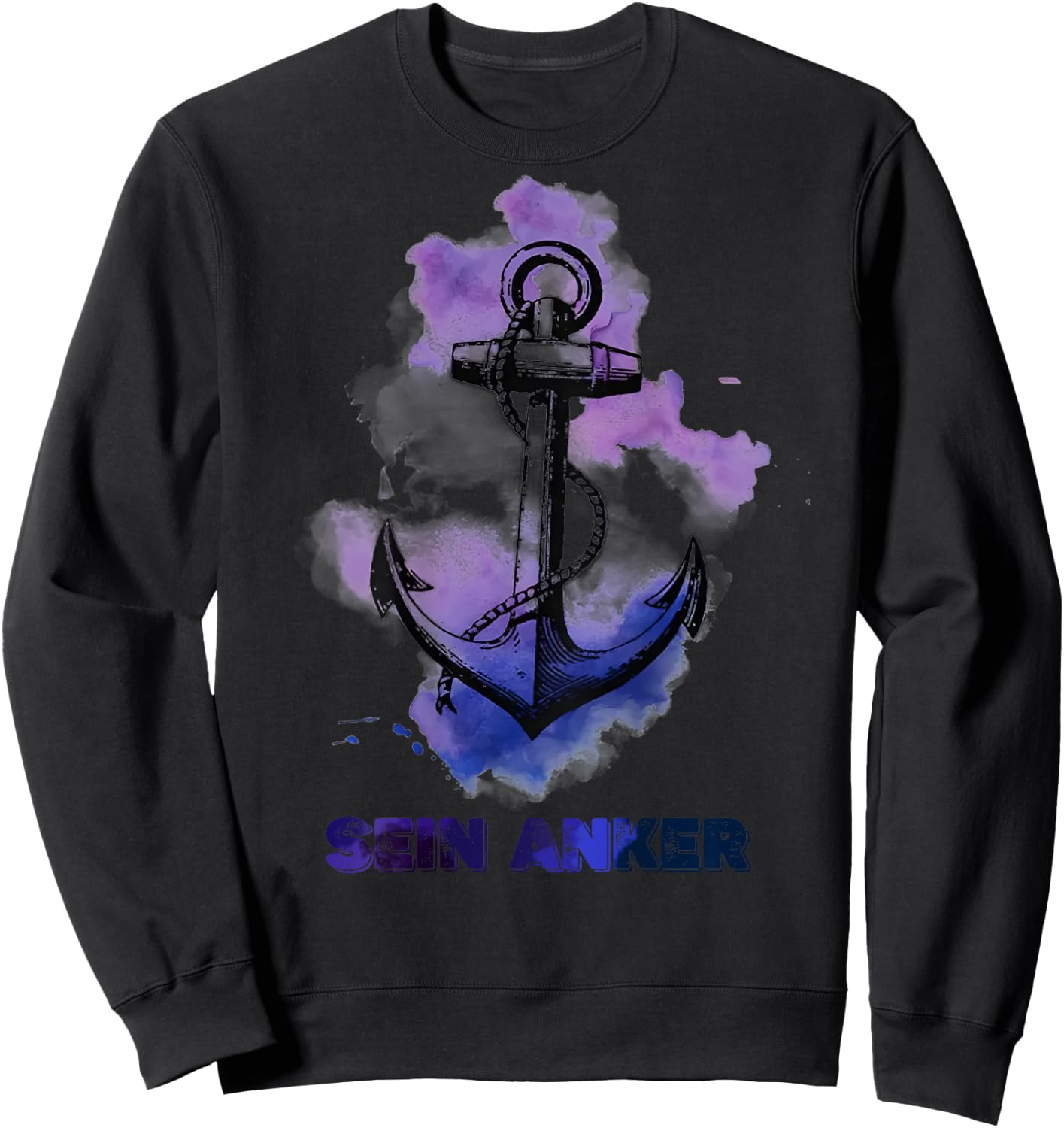 Sein Anker Sweatshirt - Sweatshirt | Black