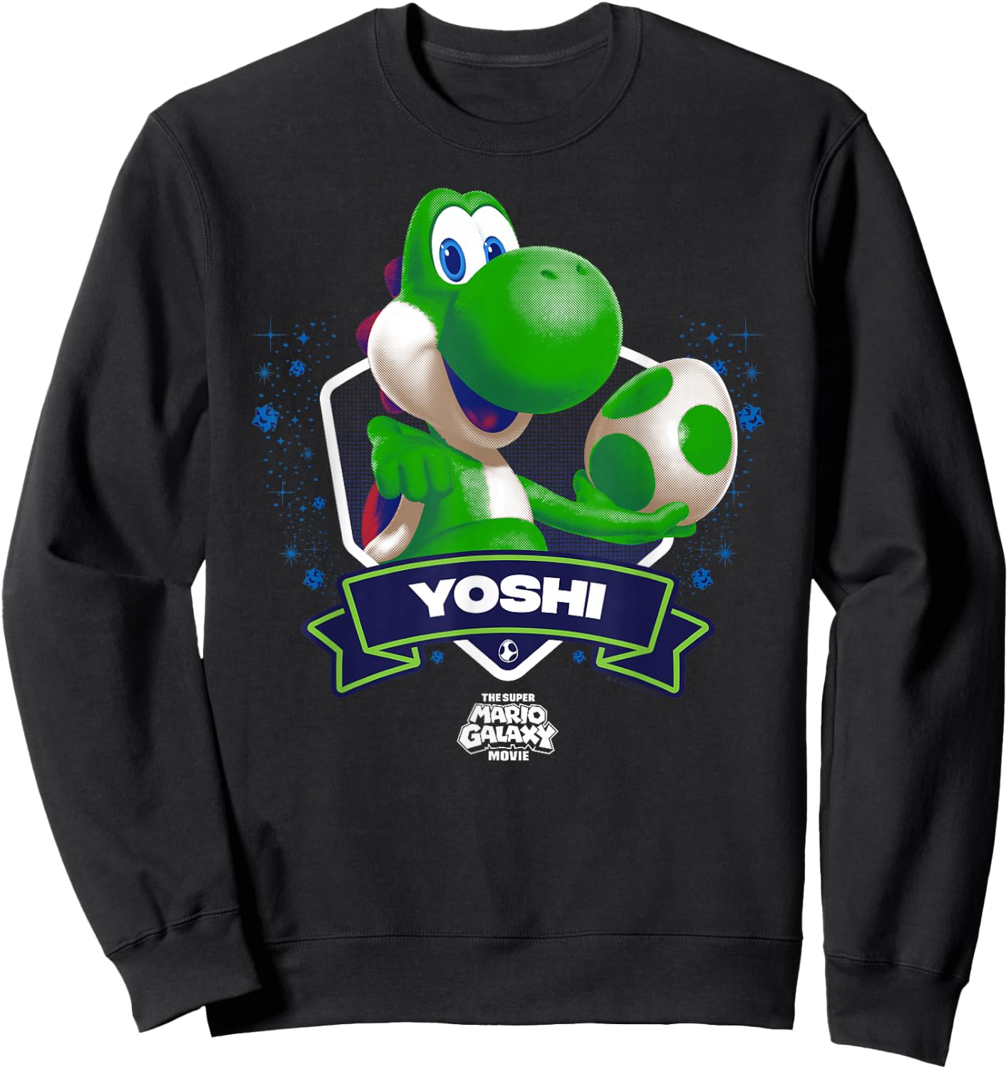 The Super Mario Galaxy Movie Yoshi Champion Sweatshirt - Sweatshirt | Black