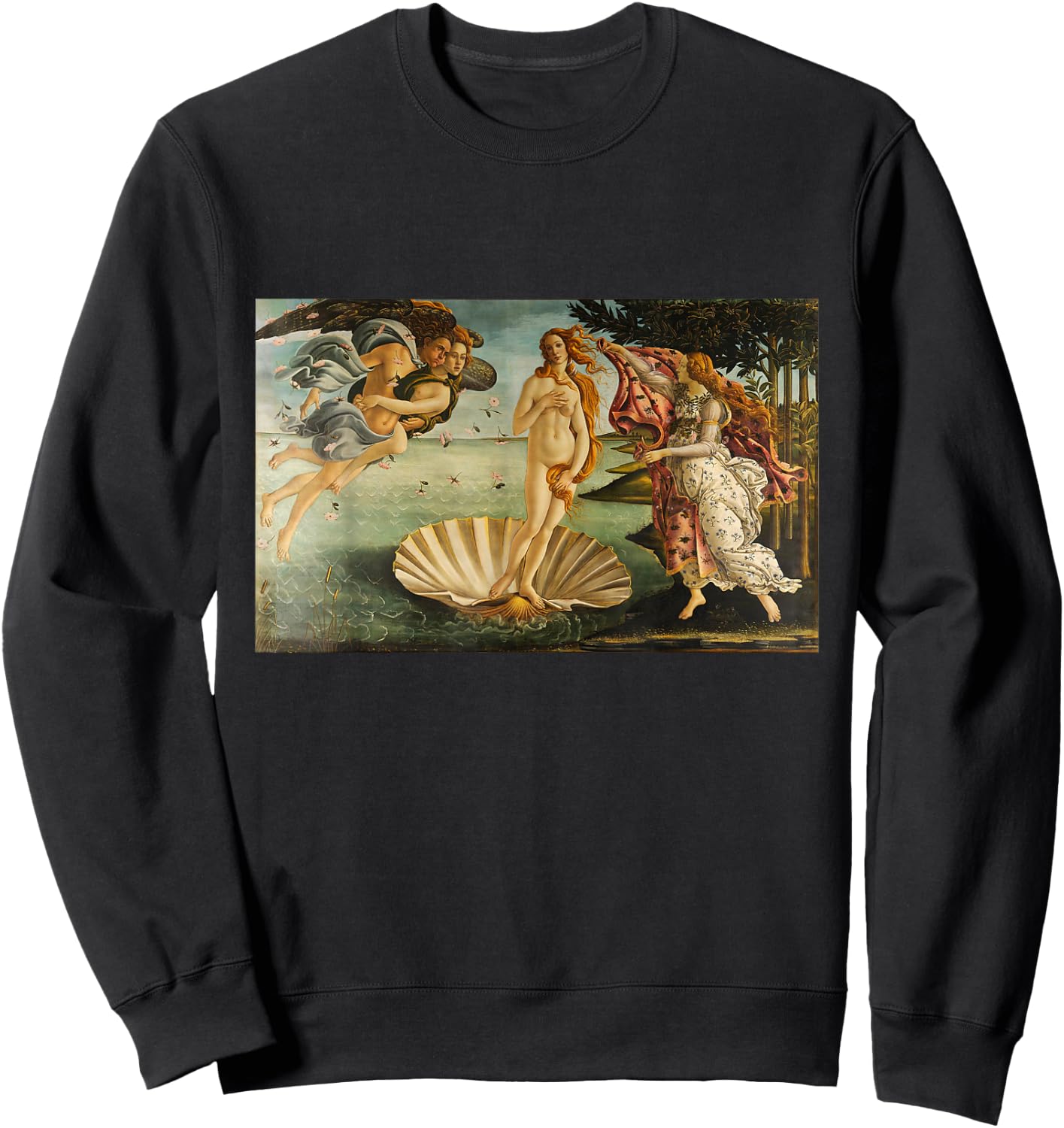 Sandro Botticelli - Birth of Venus Sweatshirt - Sweatshirt | Black