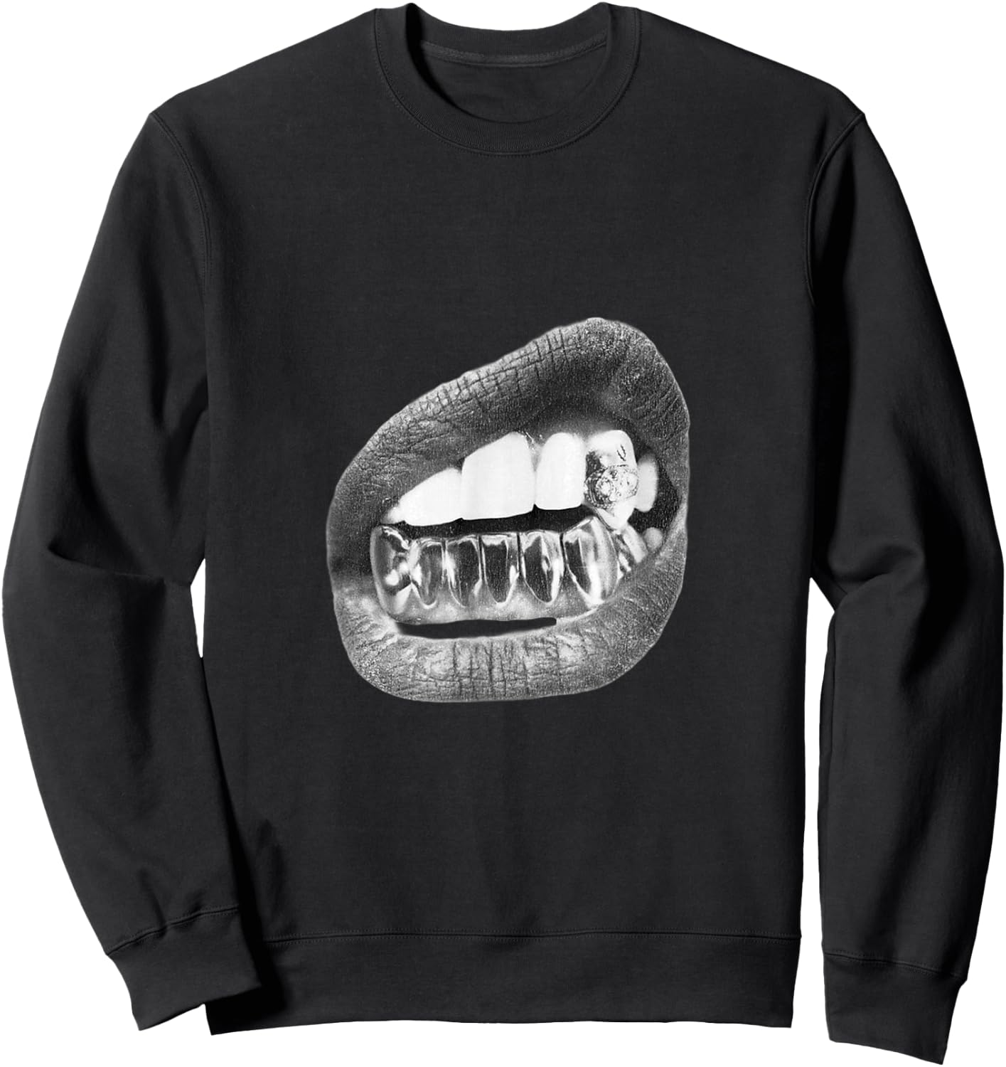 Teeth , black Sweatshirt - Sweatshirt | Black