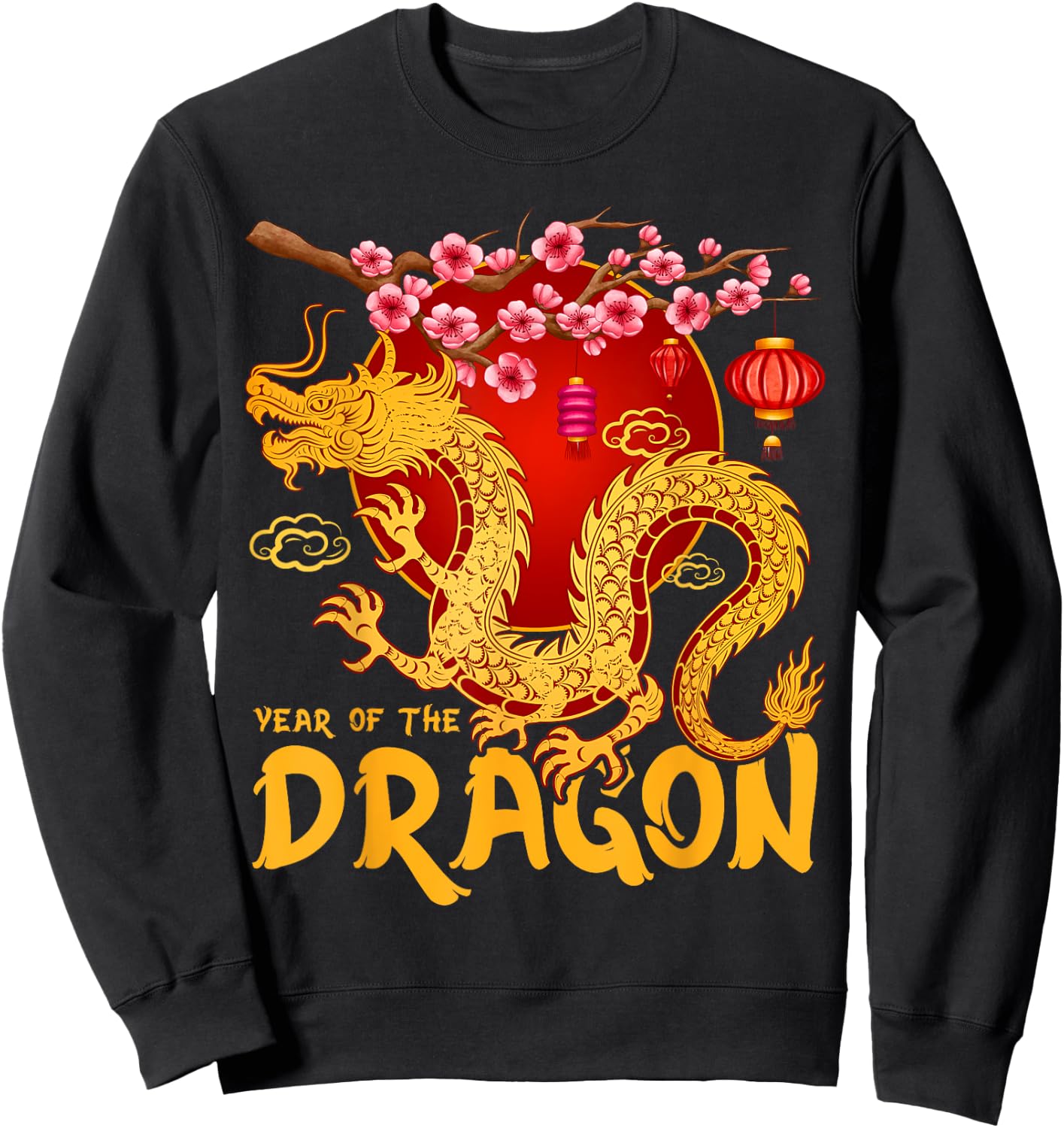 Chinese New Year 2024 Year Of The Dragon 2024 Shirt Sweatshirt - Sweatshirt | Black