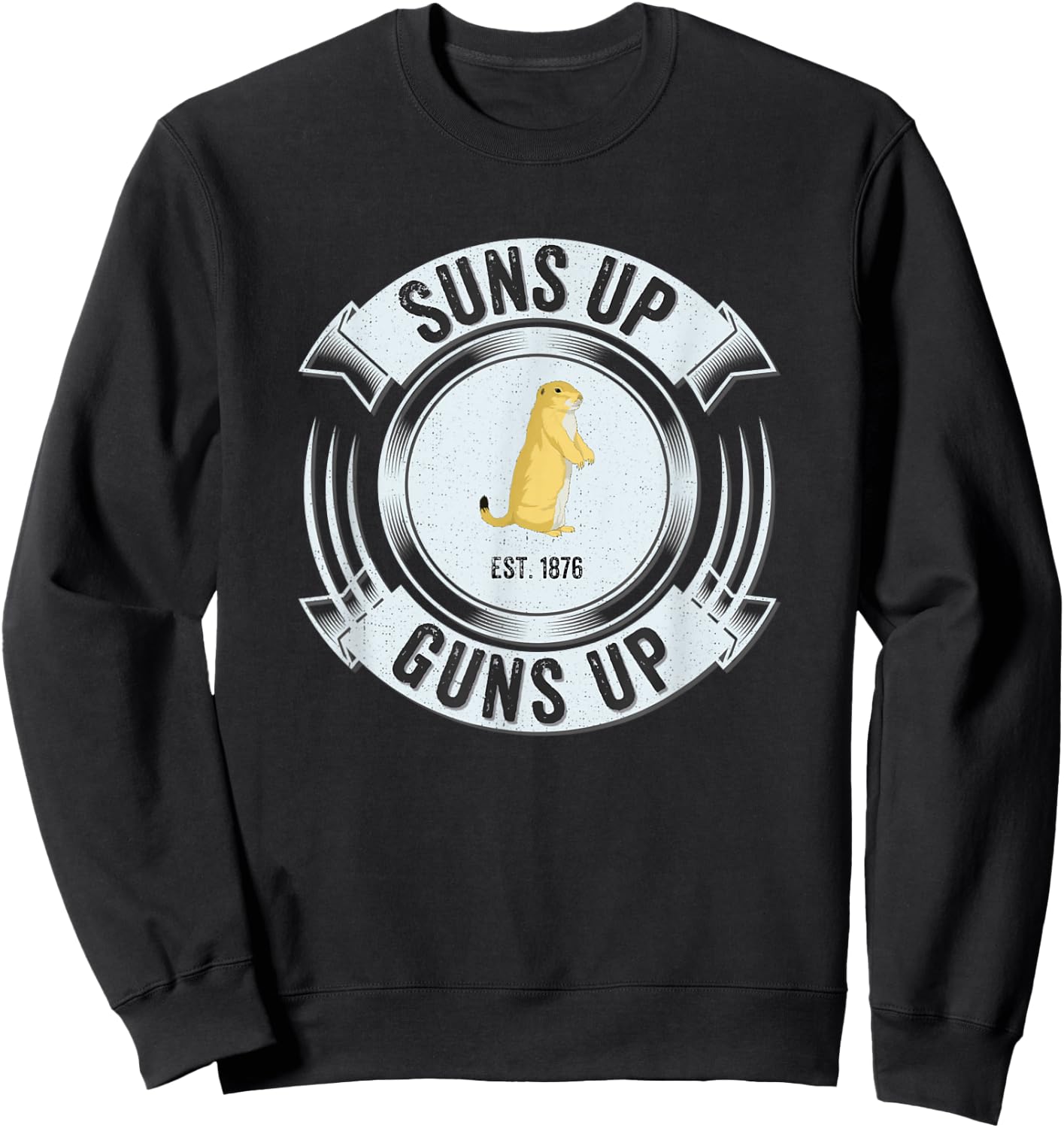 Prairie Dog Hunting Funny Shirt For Varmit Hunters Men Women Sweatshirt - Sweatshirt | Black