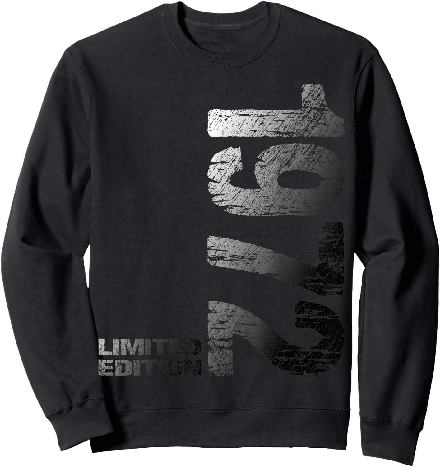 51st Birthday 1972 Limited Edition Man Woman , blue Sweatshirt - Sweatshirt | Black
