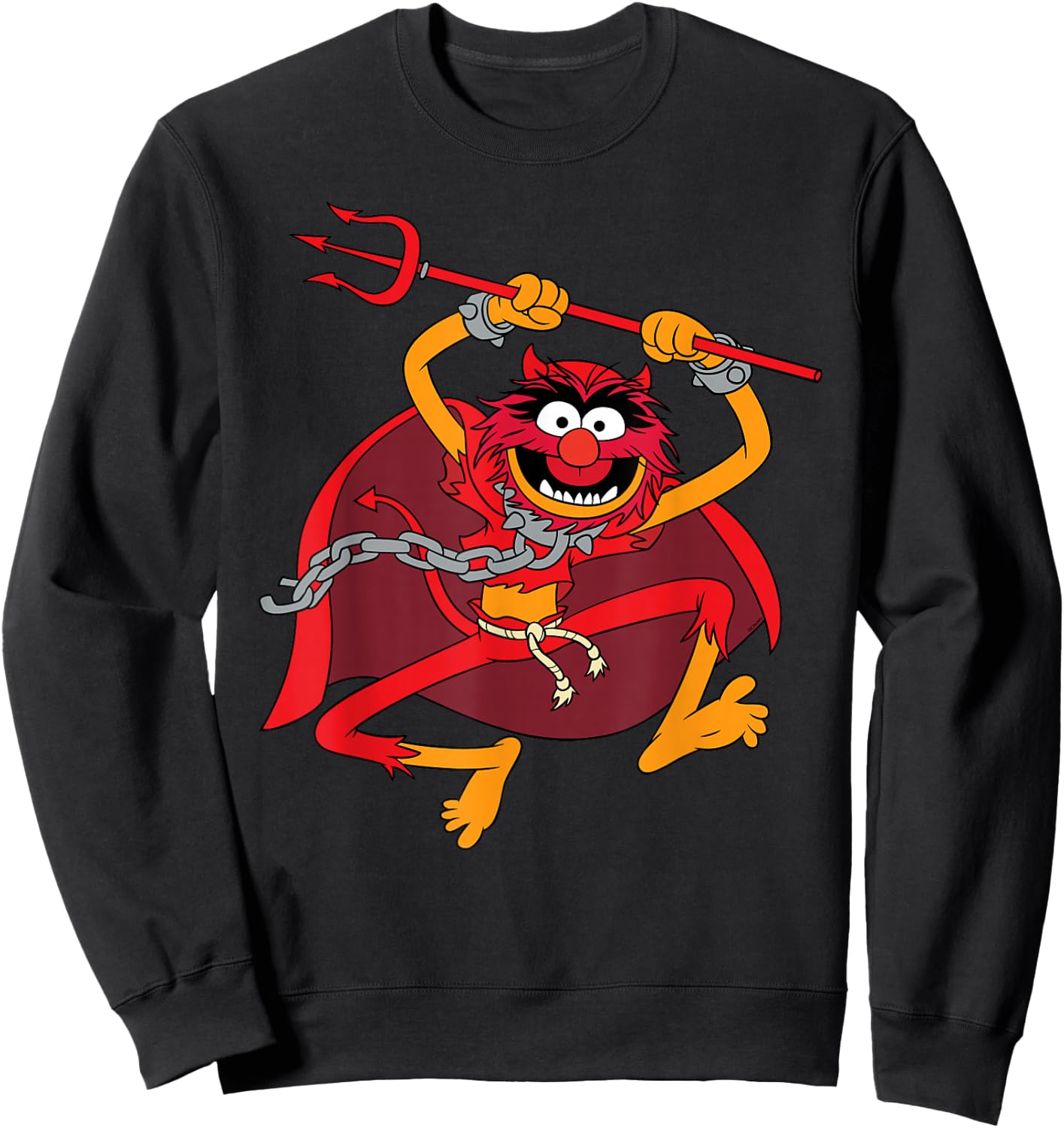 Disney The Muppets Halloween Animal Mayhem Devil Costume Sweatshirt - Sweatshirt | Black
