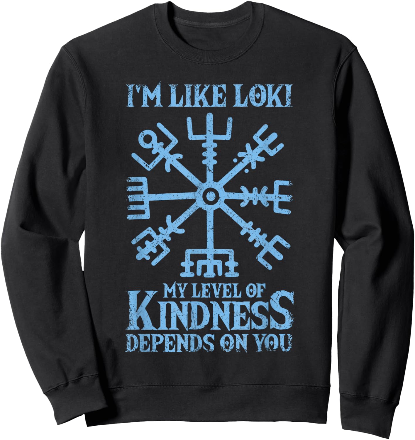 Loki Viking Norse Mythology God Loki , Black, S Sweatshirt - Sweatshirt | Black